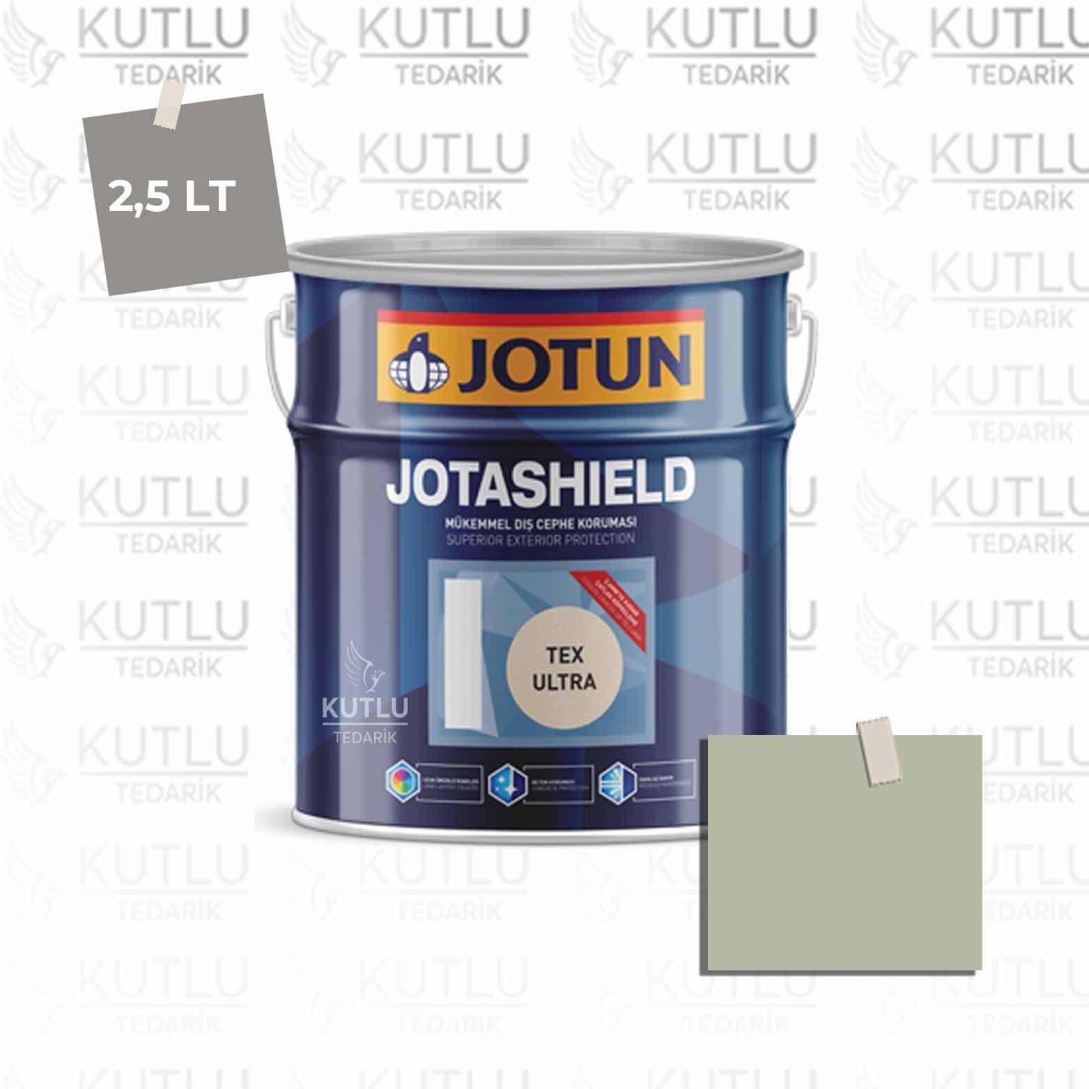 Jotun Jotashield Tex Ultra 2,25 Lt Light Moss 7039 Ncs 2512-G39Y