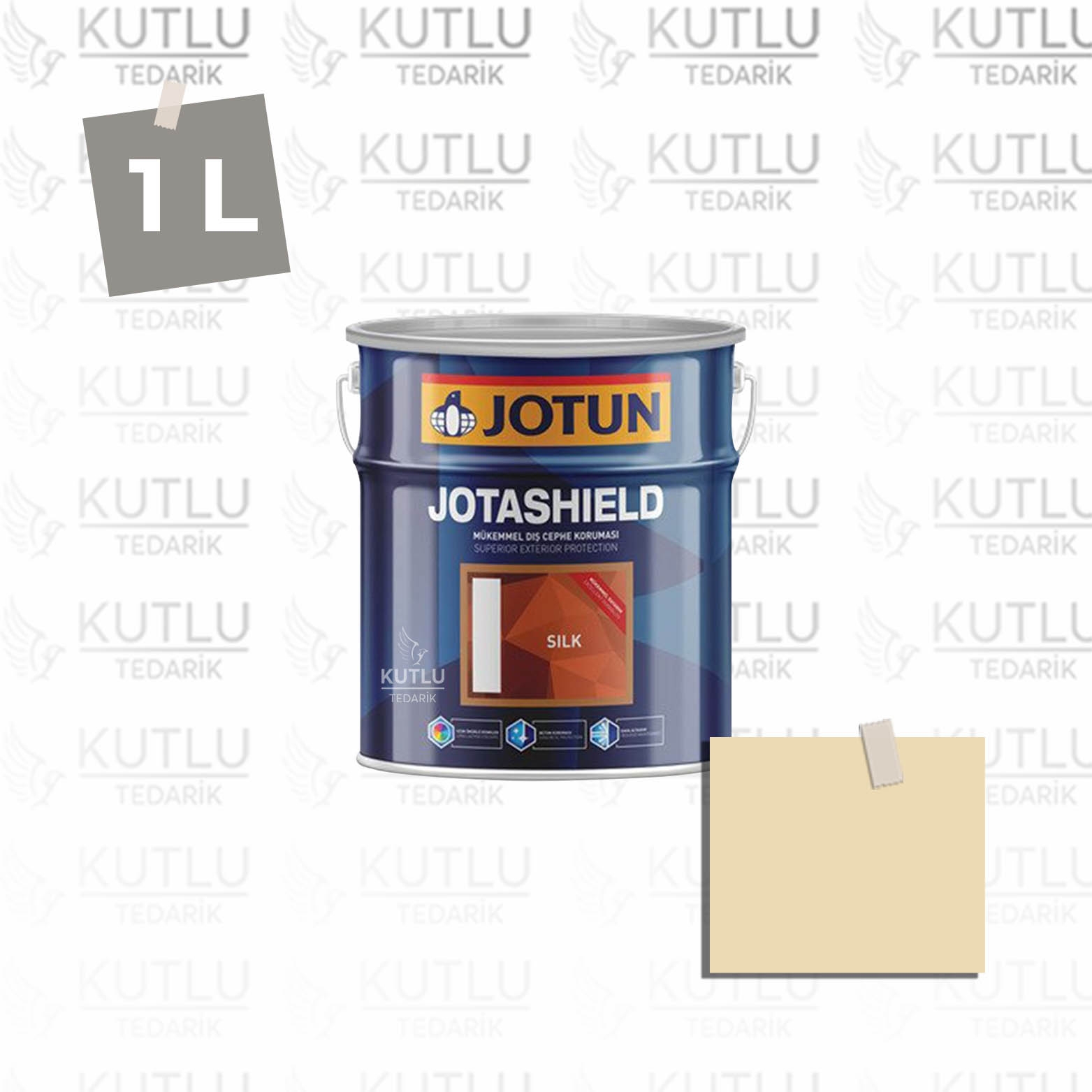 Jotun Jotashield Topcoat Silk 1 Lt 10398 Dusty Light Ncs 1013-Y09R