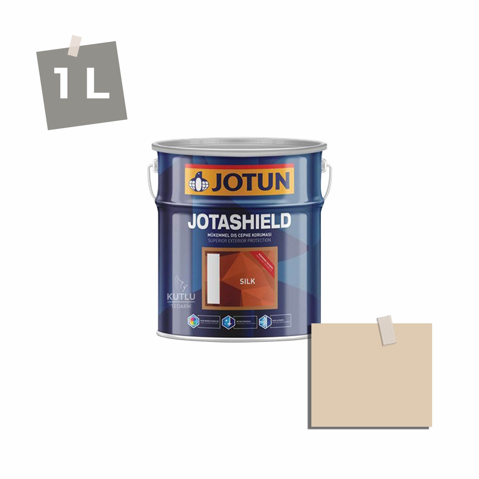 Jotun Jotashield Topcoat Silk 1 Lt 10410 Antique Beige Ncs S1510 Y30r Kutlu Tedarik 9372