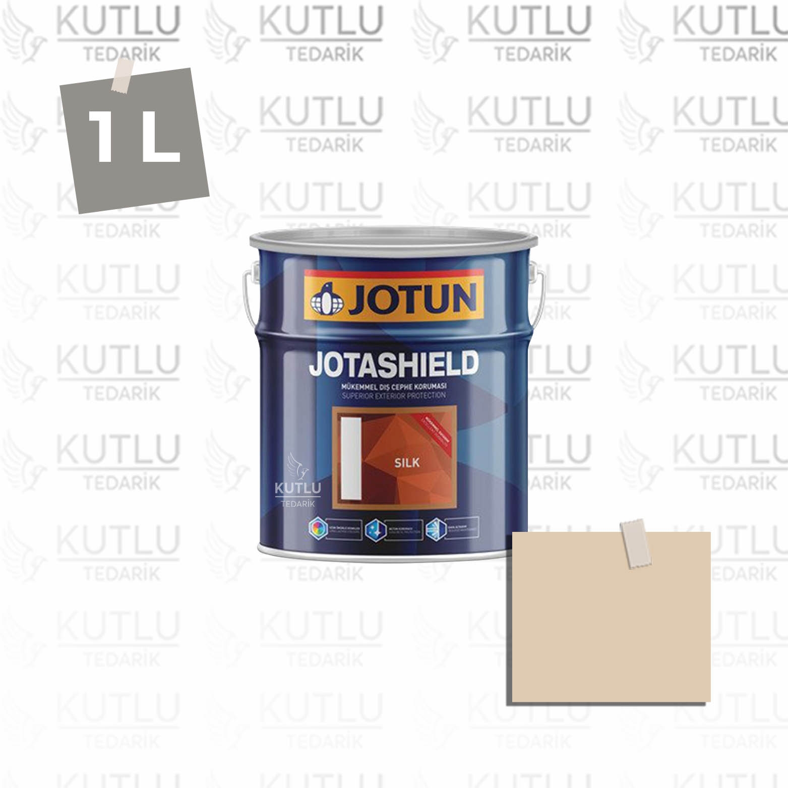 Jotun Jotashield Topcoat Silk 1 Lt 10410 Antique Beige Ncs S1510-Y30R