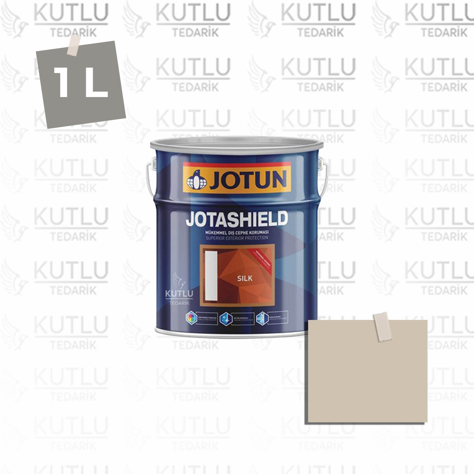 Jotun Jotashield Topcoat Silk 1 Lt 1137 Morrocan Mist Ncs 2106-Y43R