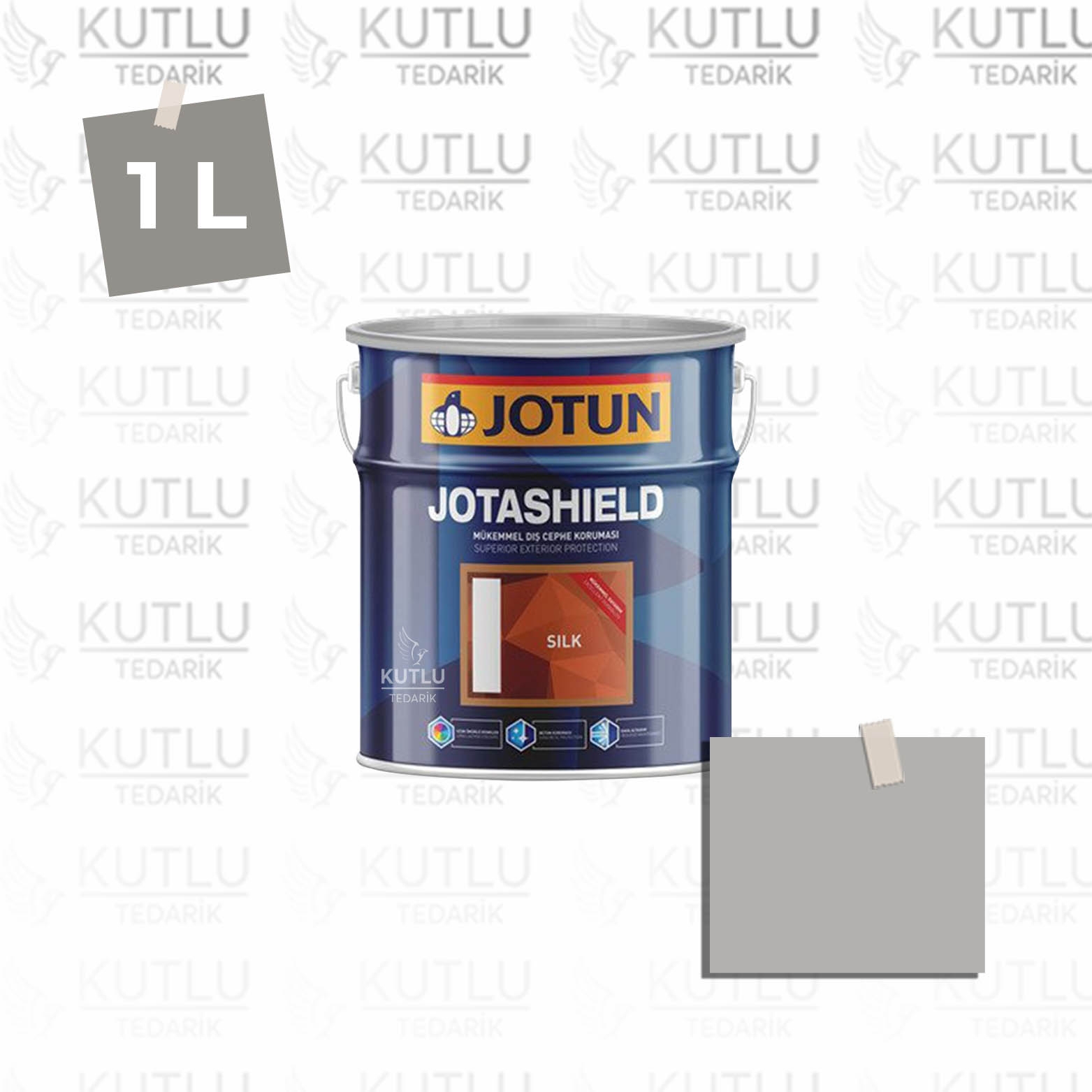 Jotun Jotashield Topcoat Silk 1 Lt 117 Dove Grey Ncs 3101-Y26R