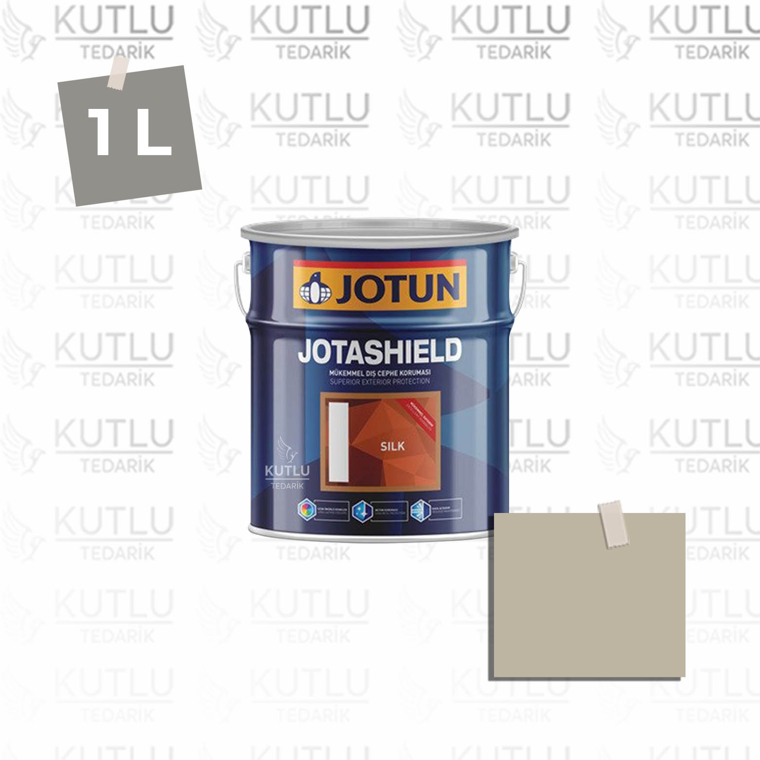 Jotun Jotashield Topcoat Silk 1 Lt 1283 Lys Gra Umbra Ncs 2806-Y22R