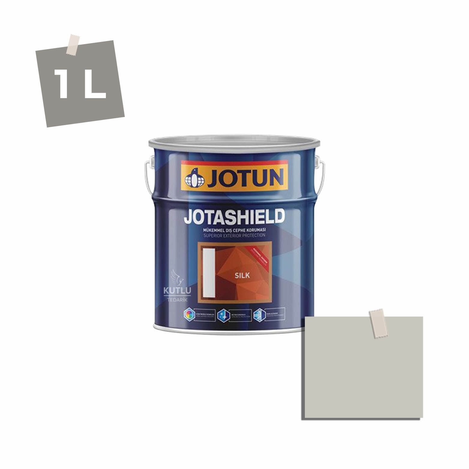 Jotun Jotashield Topcoat Silk 1 Lt 1926 Snedrape Ncs S2002-Y