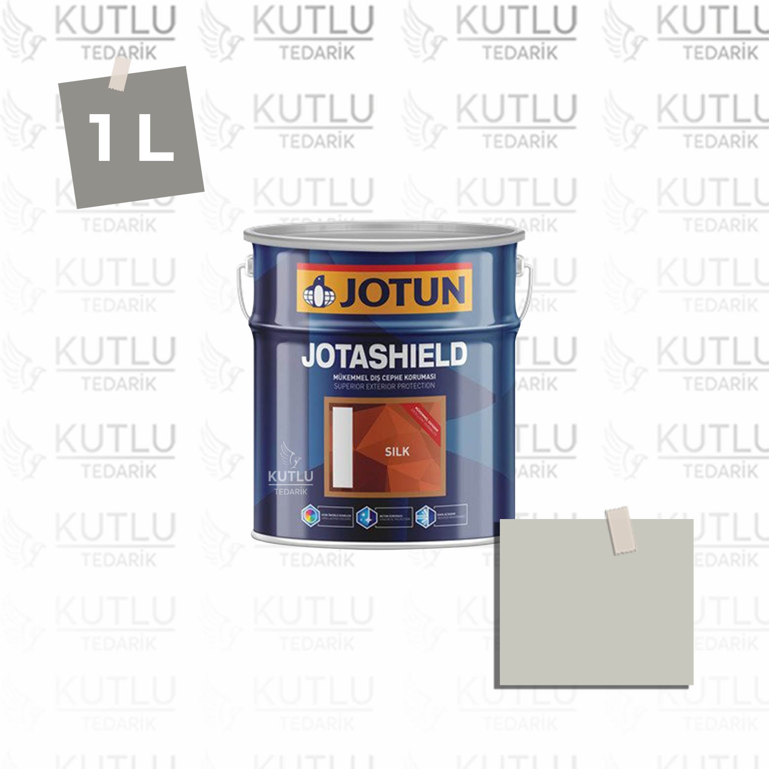 Jotun Jotashield Topcoat Silk 1 Lt 1926 Snedrape Ncs S2002-Y