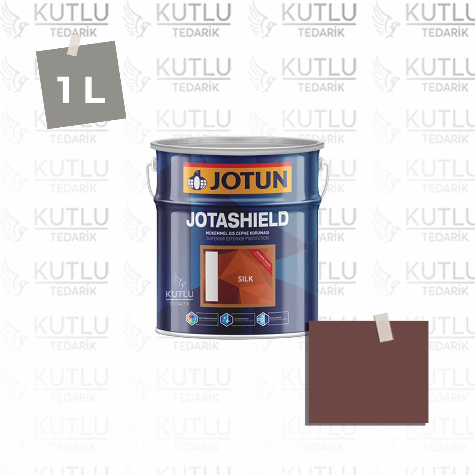 Jotun Jotashield Topcoat Silk 1 Lt 2805 Rich Burgundy Ncs S6030-Y90R