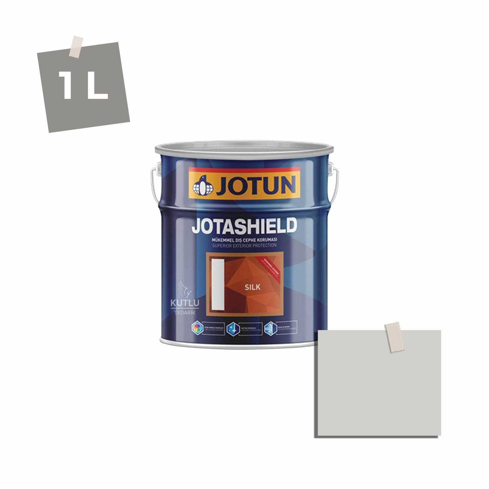 Jotun Jotashield Topcoat Silk 1 Lt 3003 Flint Ncs 1502-R