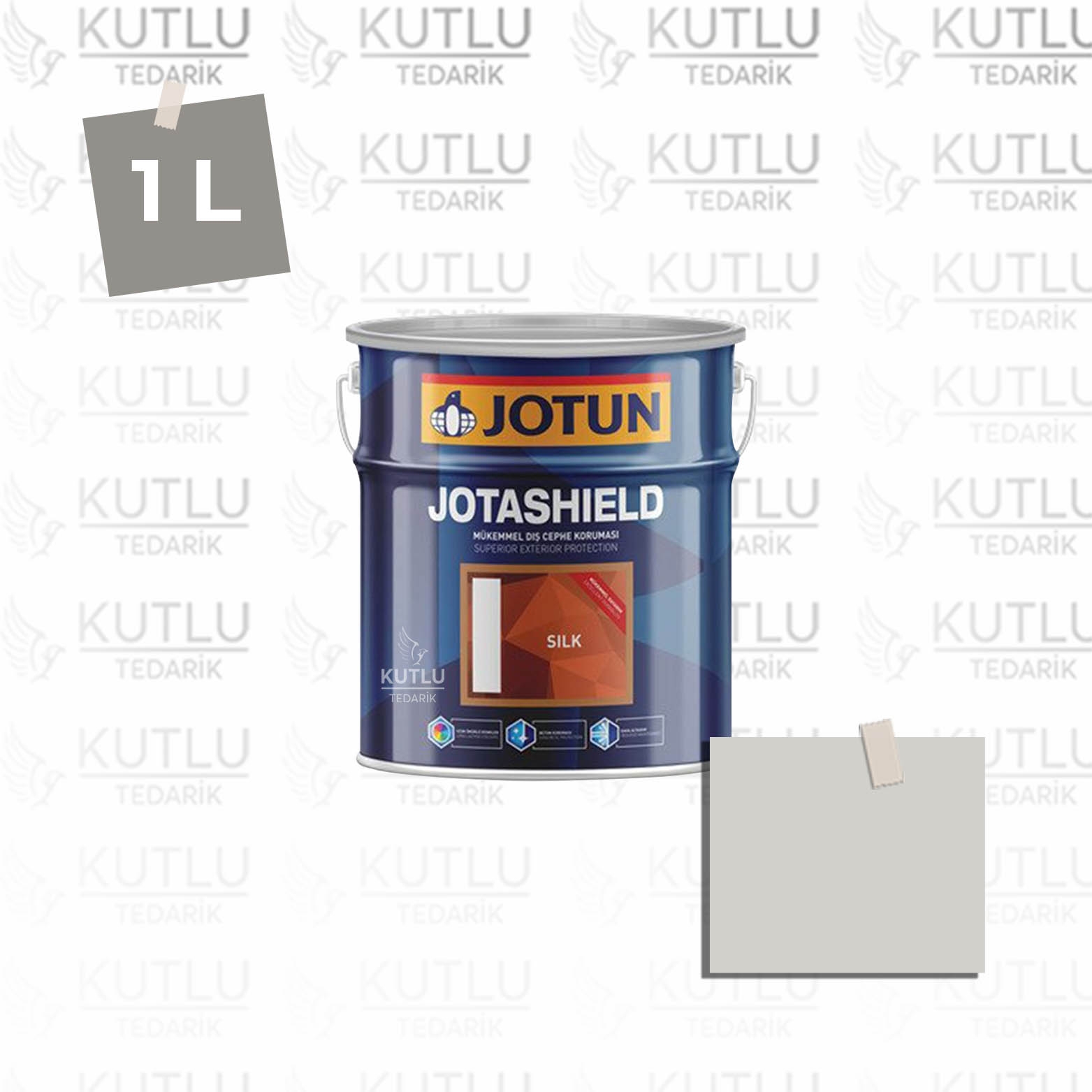 Jotun Jotashield Topcoat Silk 1 Lt 3003 Flint Ncs 1502-R