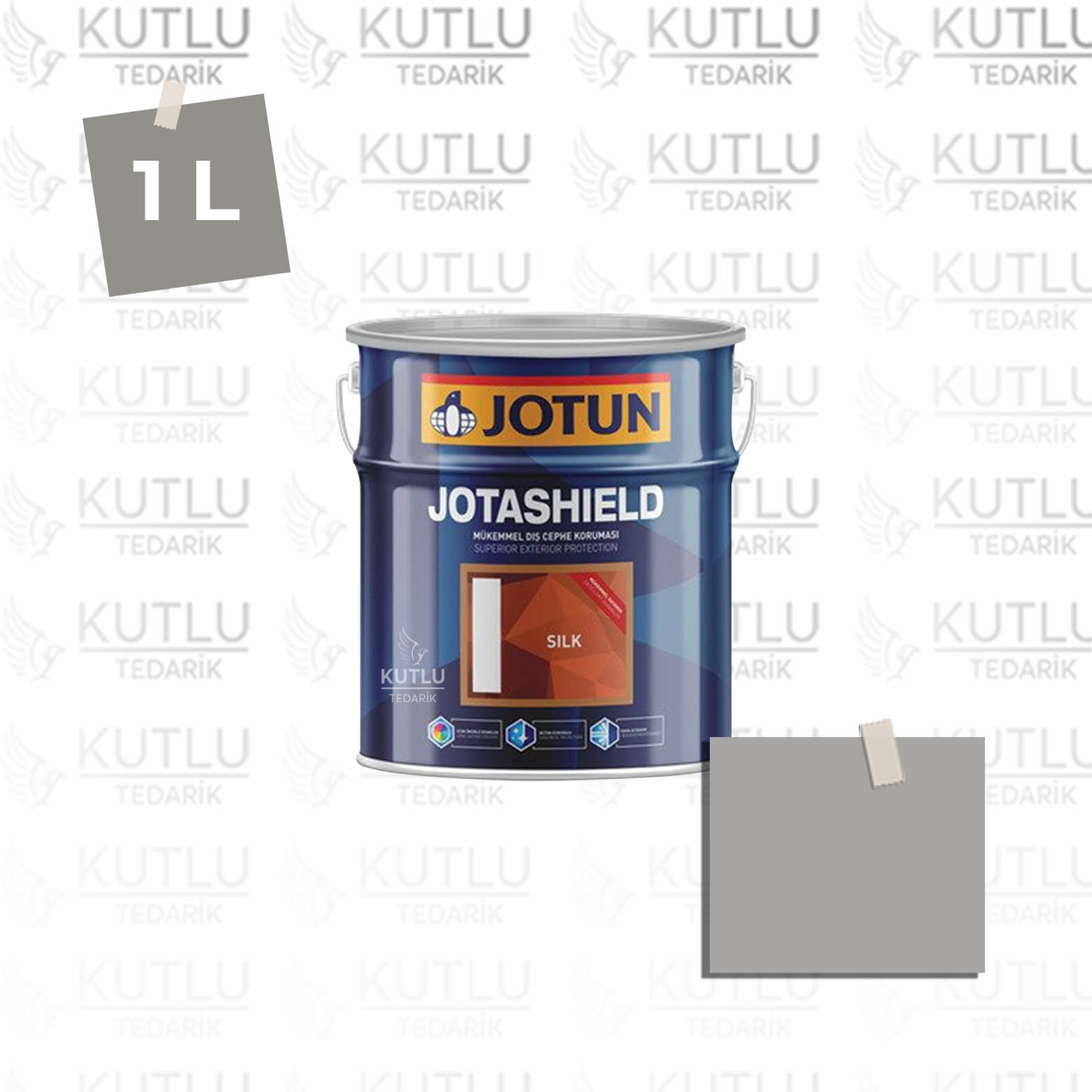 Jotun Jotashield Topcoat Silk 1 Lt 3230 Brushed Granite Ncs S3502-R