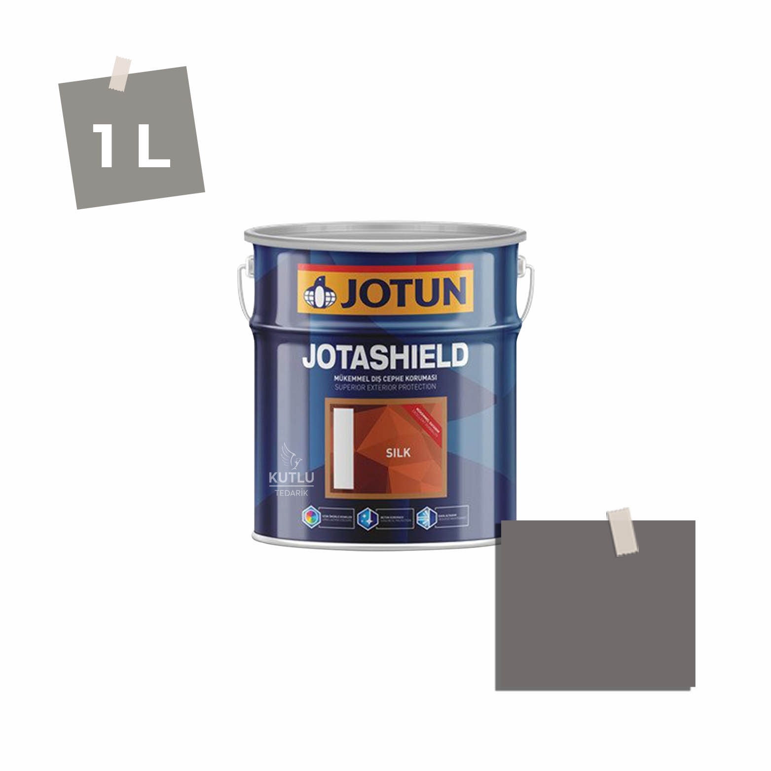 Jotun Jotashield Topcoat Silk 1 Lt 3308 Night Owl Ncs S6502-R