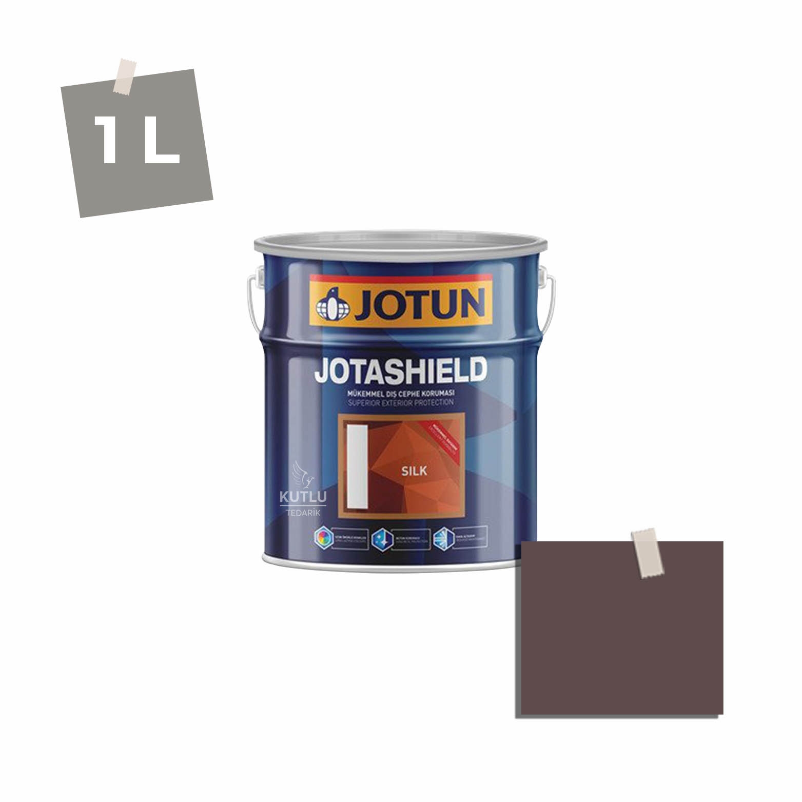 Jotun Jotashield Topcoat Silk 1 Lt 3309 Deep Burgundy Ncs 7312-R05B