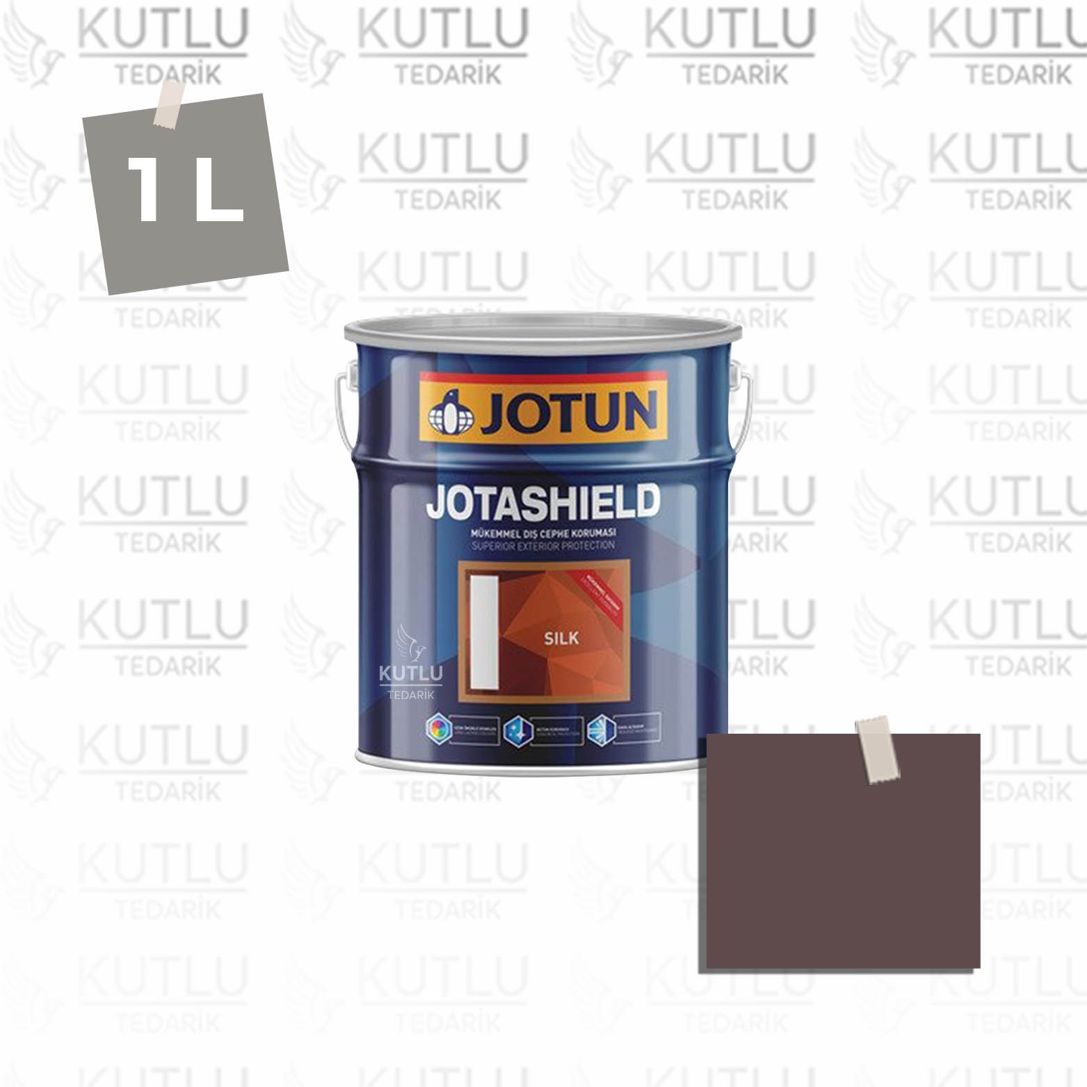 Jotun Jotashield Topcoat Silk 1 Lt 3309 Deep Burgundy Ncs 7312-R05B