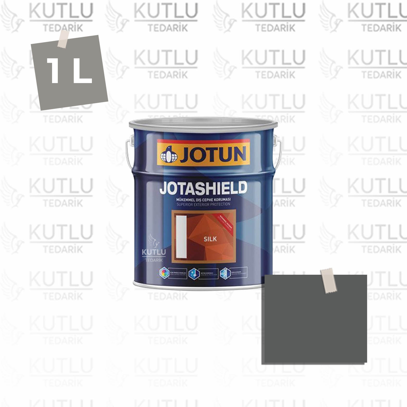 Jotun Jotashield Topcoat Silk 1 Lt 4056 Dark Chimney Ncs 7501-R97B