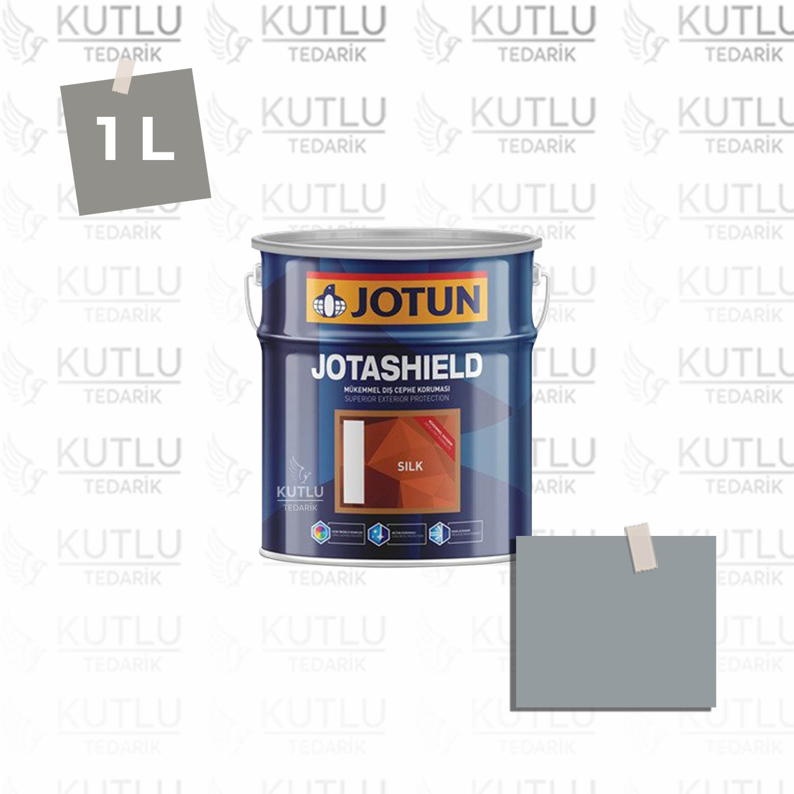 Jotun Jotashield Topcoat Silk 1 Lt 4512 Grey Stone Ncs S4005-R80B