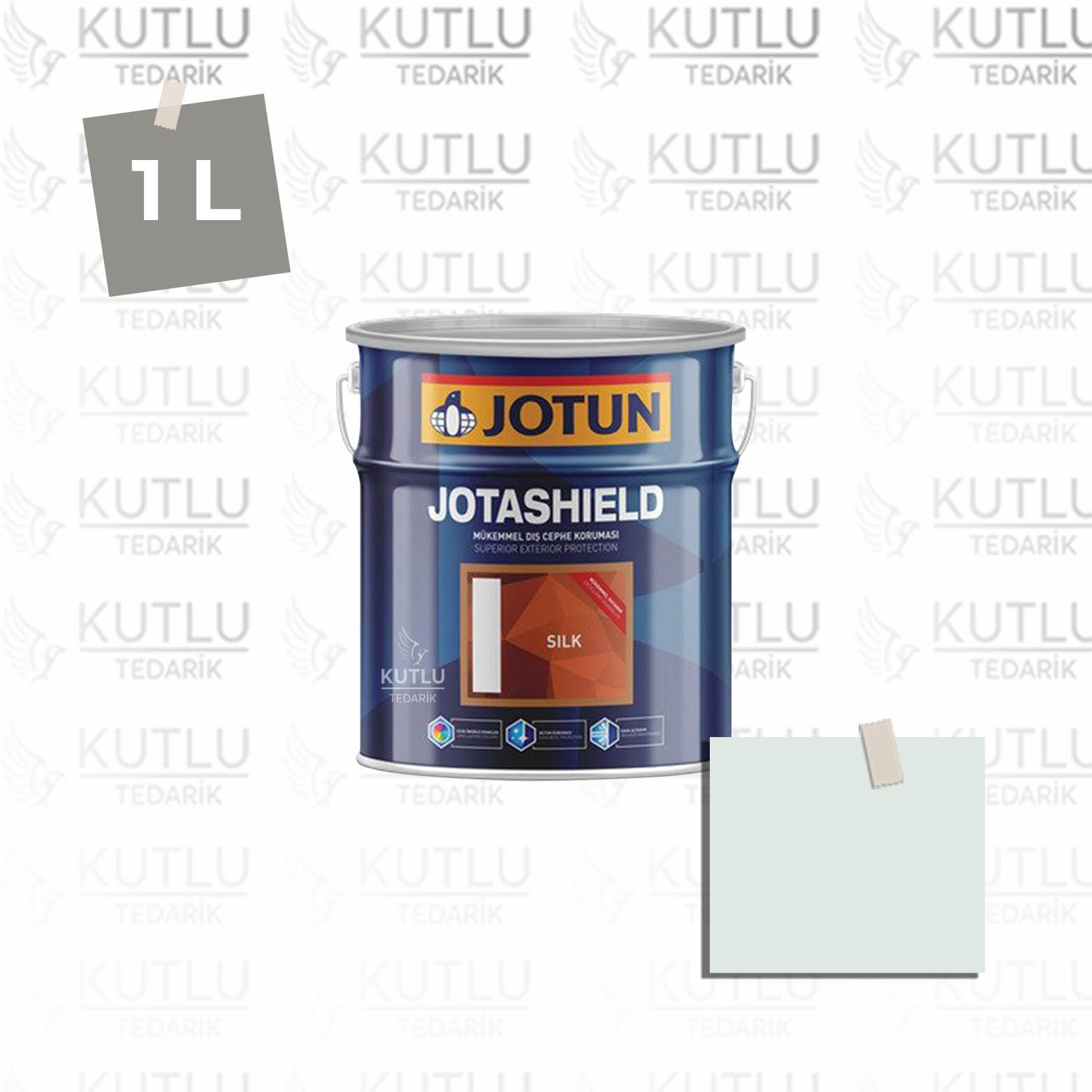 Jotun Jotashield Topcoat Silk 1 Lt 6053 Ice Scent Ncs S0804-B50G