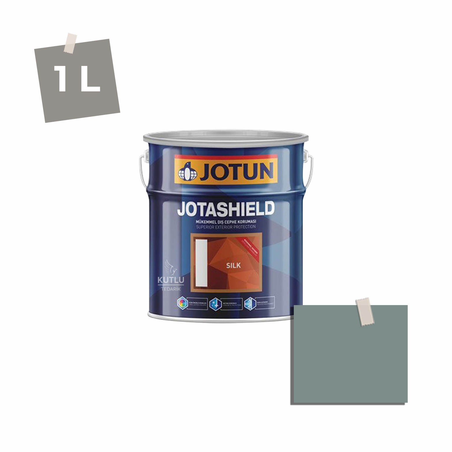 Jotun Jotashield Topcoat Silk 1 Lt 6100 Serene Green Ncs S5010-B50G