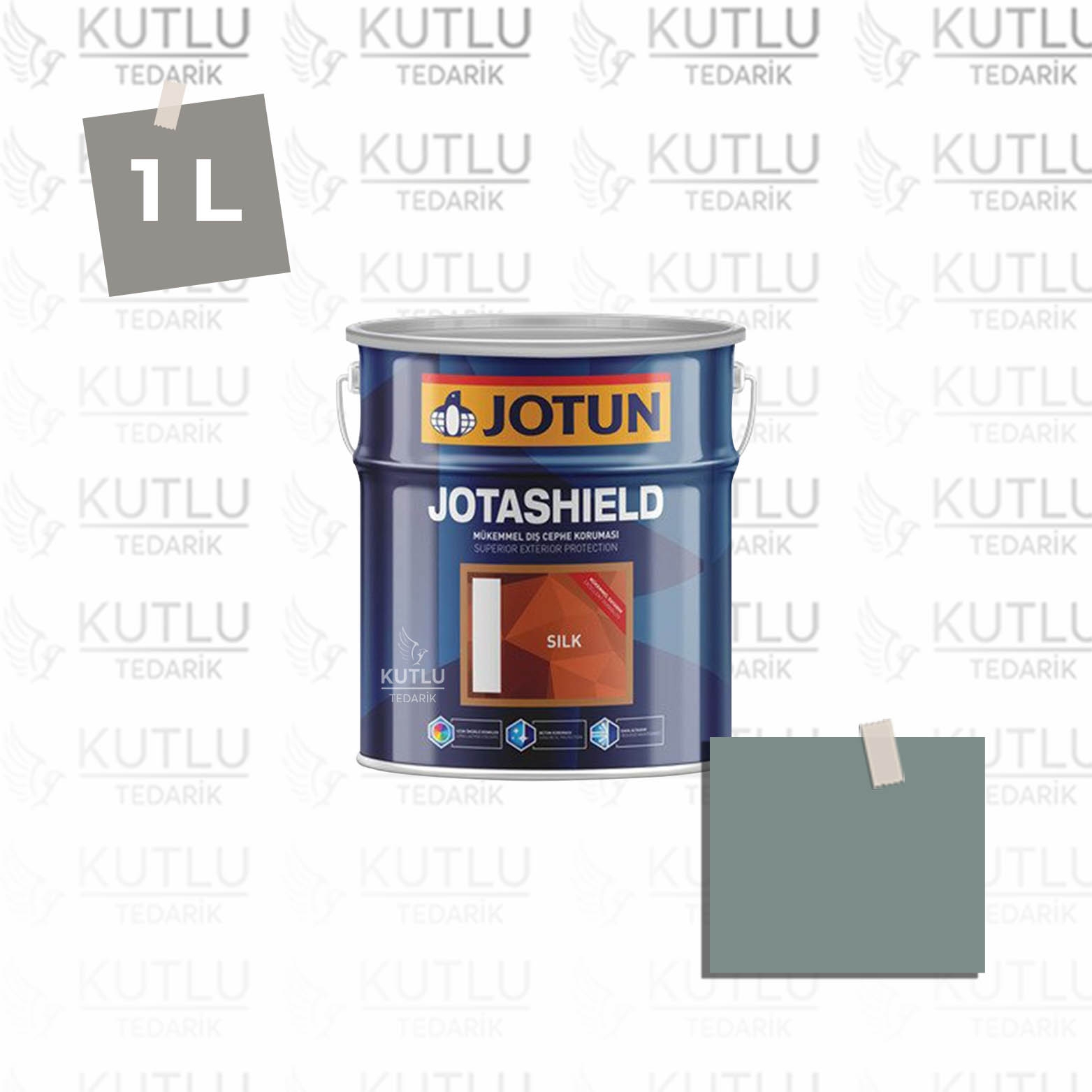 Jotun Jotashield Topcoat Silk 1 Lt 6100 Serene Green Ncs S5010-B50G