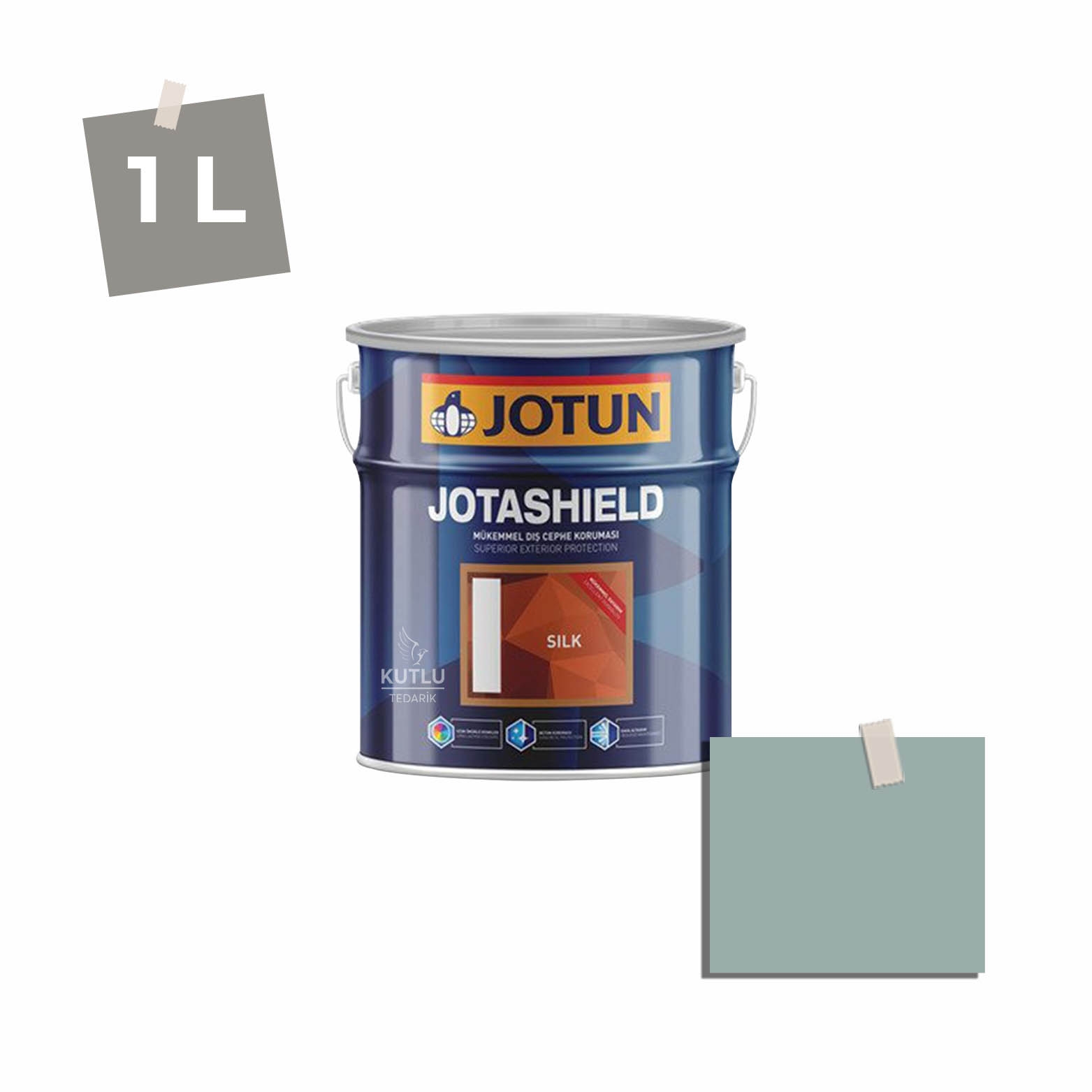 Jotun Jotashield Topcoat Silk 1 Lt 5155 Skyggespill Ncs S3010-B