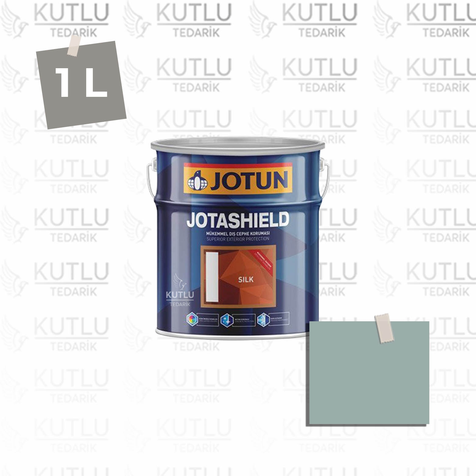 Jotun Jotashield Topcoat Silk 1 Lt 6236 Darjeeling Ncs S3010-B50G