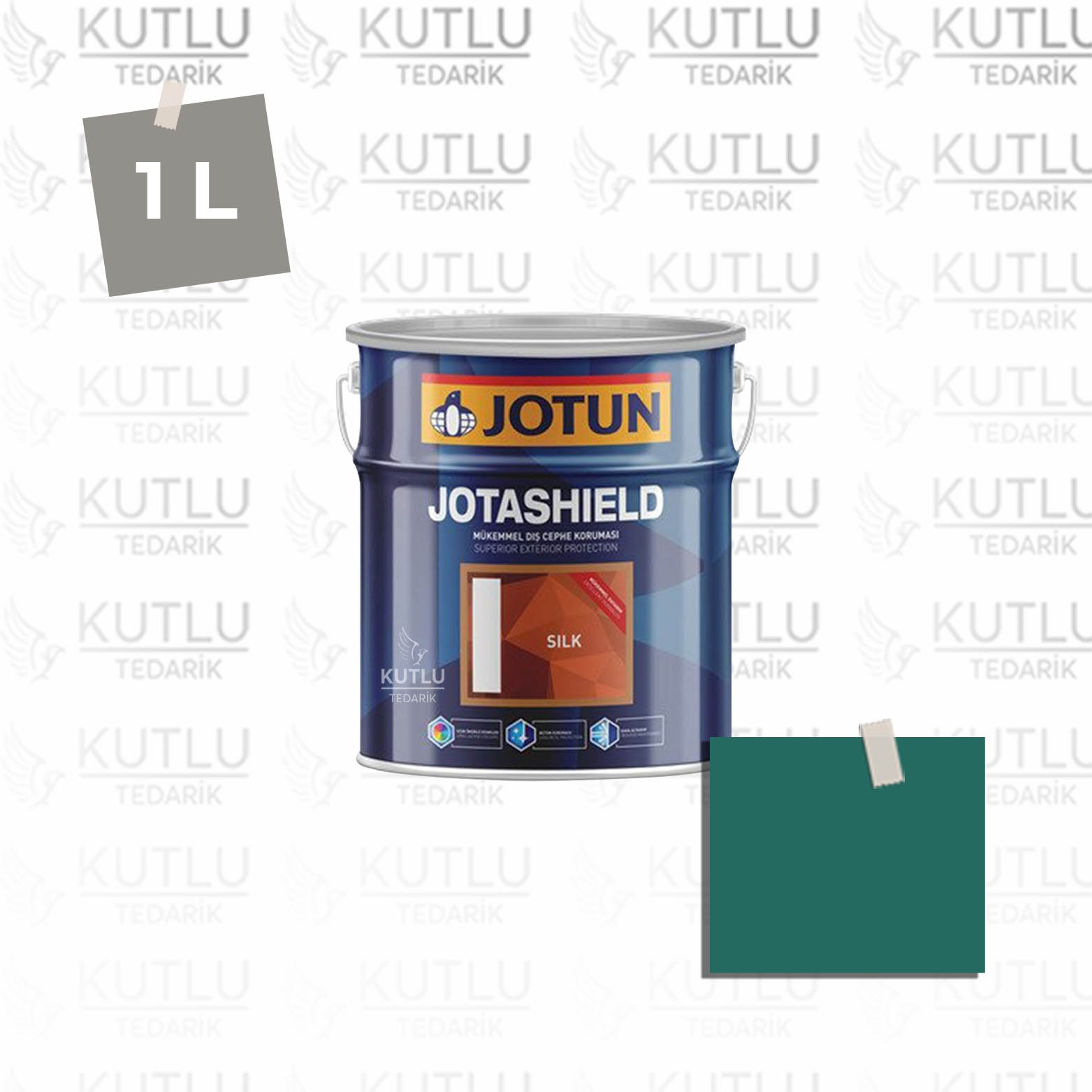 Jotun Jotashield Topcoat Silk 1 Lt 6241 Green Odyssey Ncs S5040-B70G