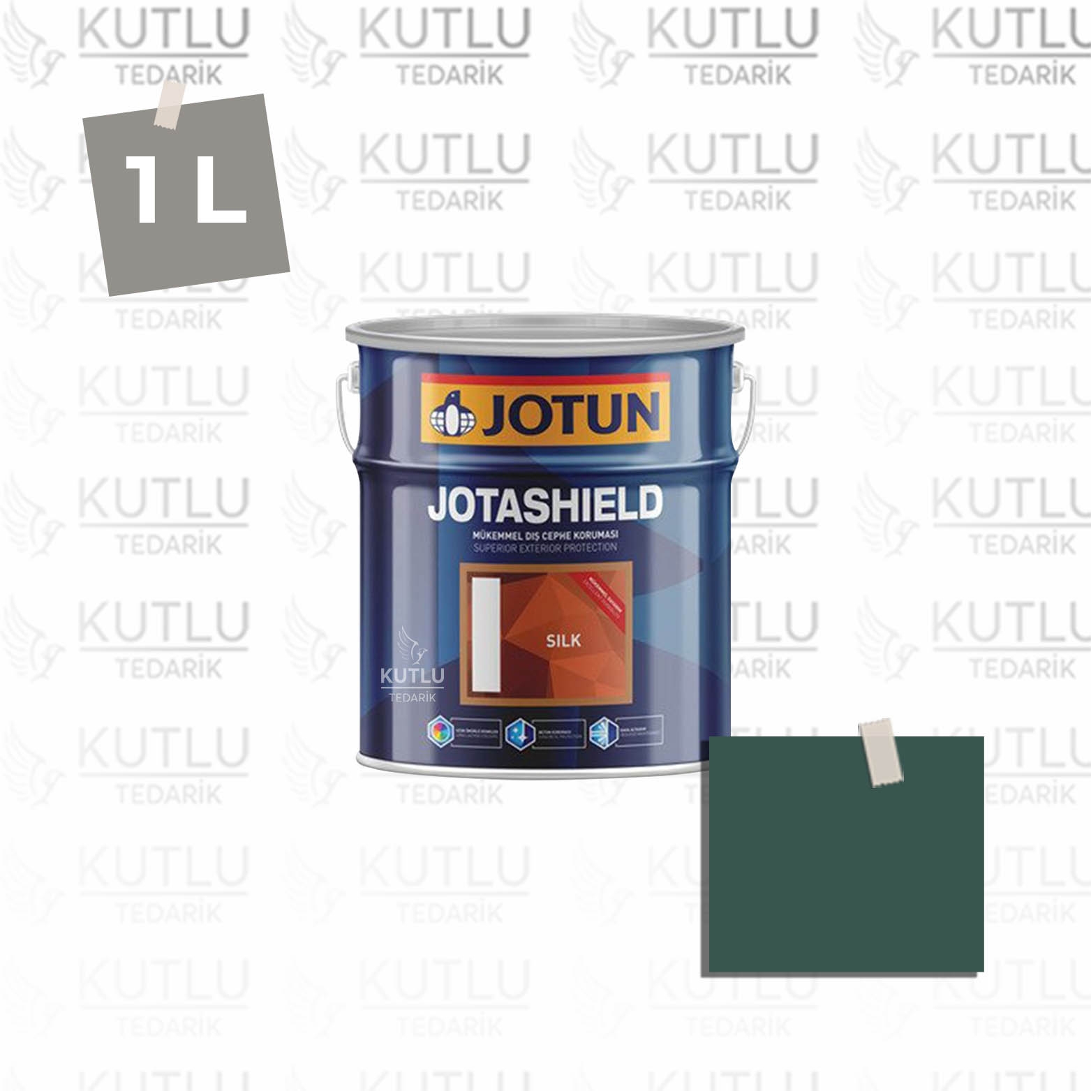 Jotun Jotashield Topcoat Silk 1 Lt 6243 Classic Green Ncs S7020-B70G