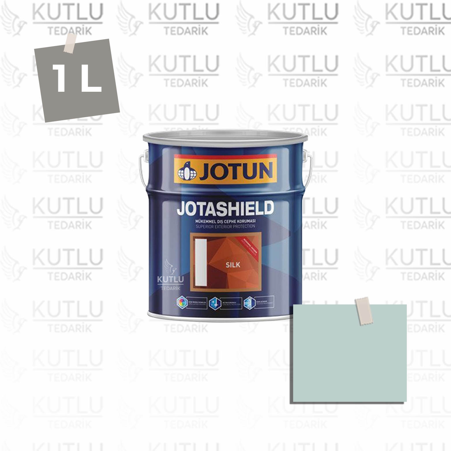 Jotun Jotashield Topcoat Silk 1 Lt 6253 Sea Mist Ncs S1510-B50G