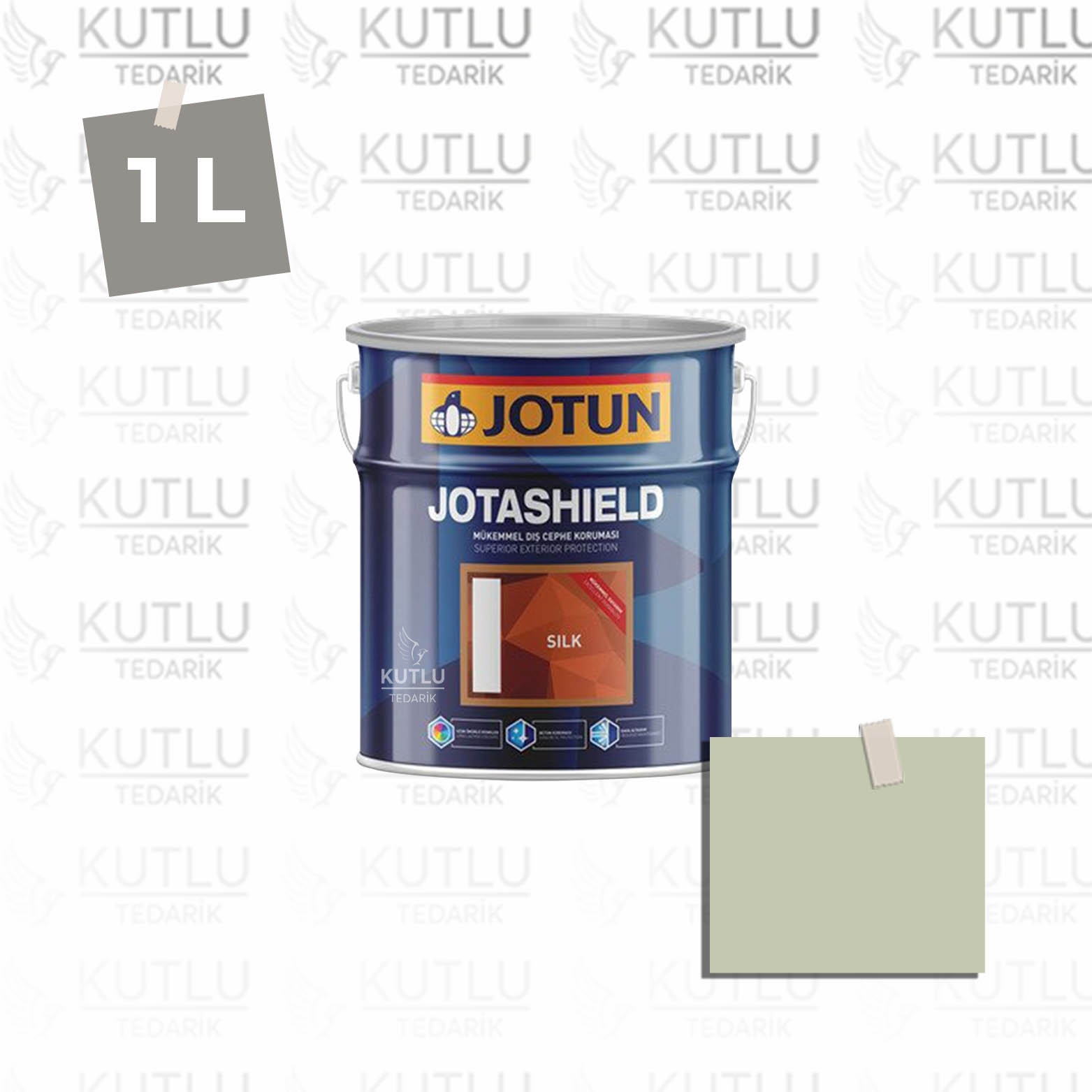 Jotun Jotashield Topcoat Silk 1 Lt 7038 Dusk Green Ncs 2010-G44Y