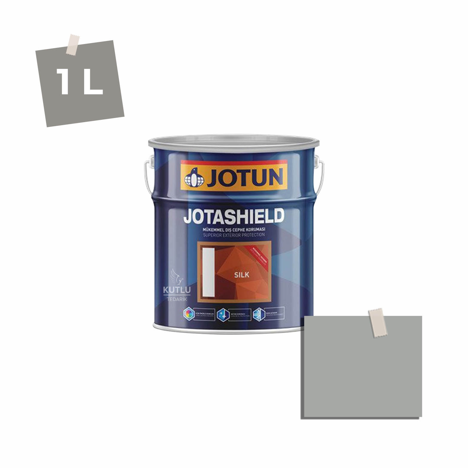 Jotun Jotashield Topcoat Silk 1 Lt 7044 Morgan Tone Ncs S3502-G