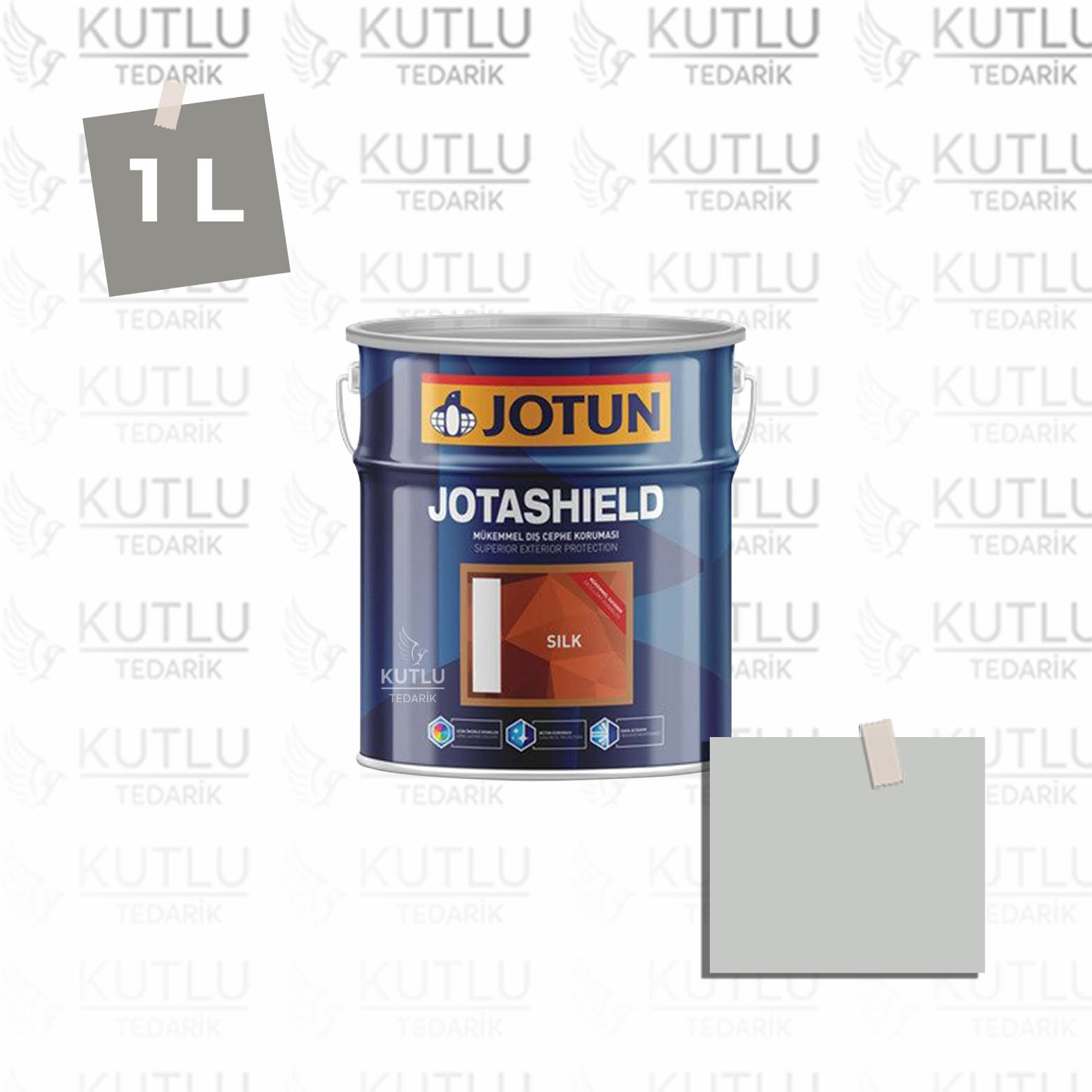 Jotun Jotashield Topcoat Silk 1 Lt 7391 Grey Matter Ncs S2002-G