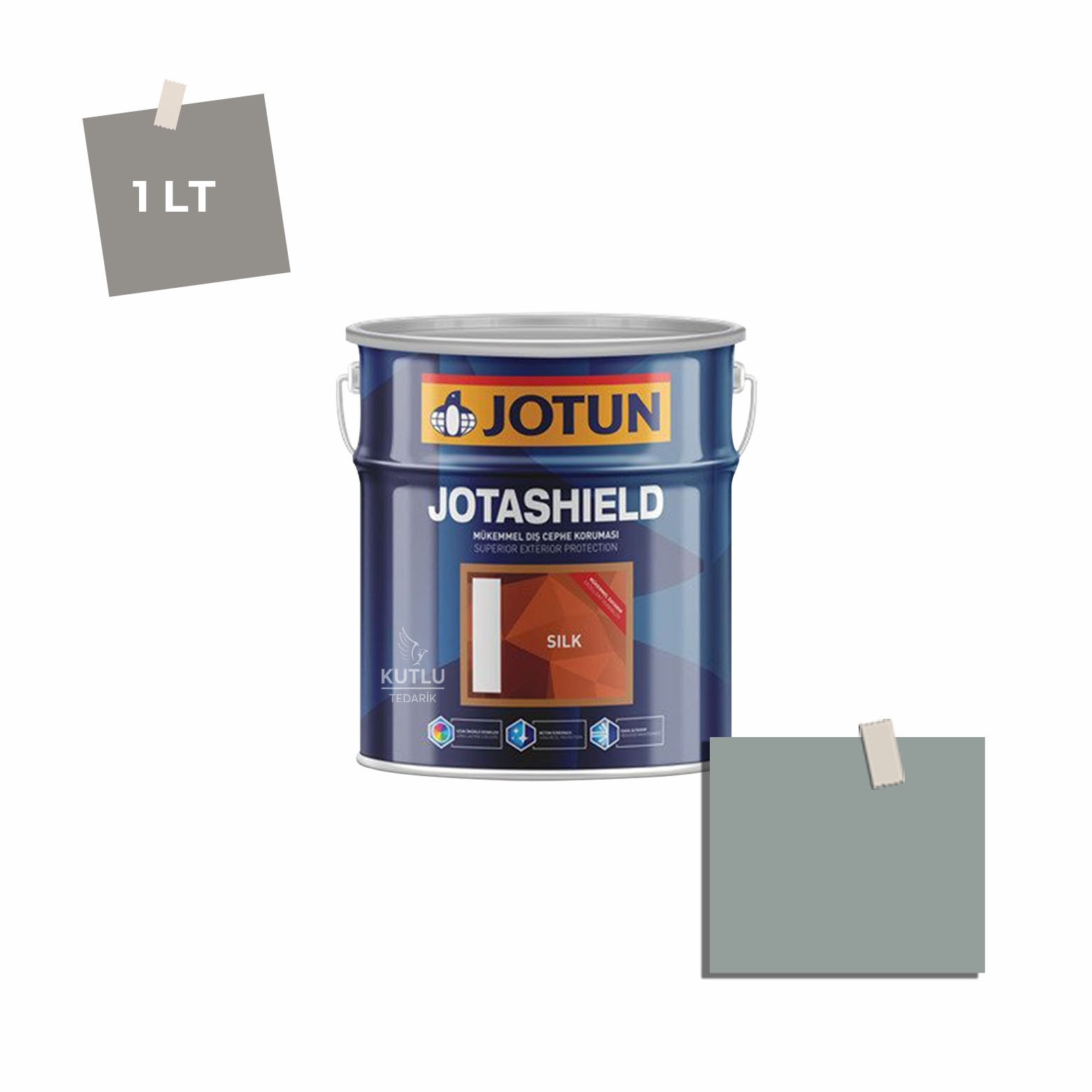 Jotun Jotashield Topcoat Silk 1 Lt 793 Frosted Grey Ncs 4004-B57G