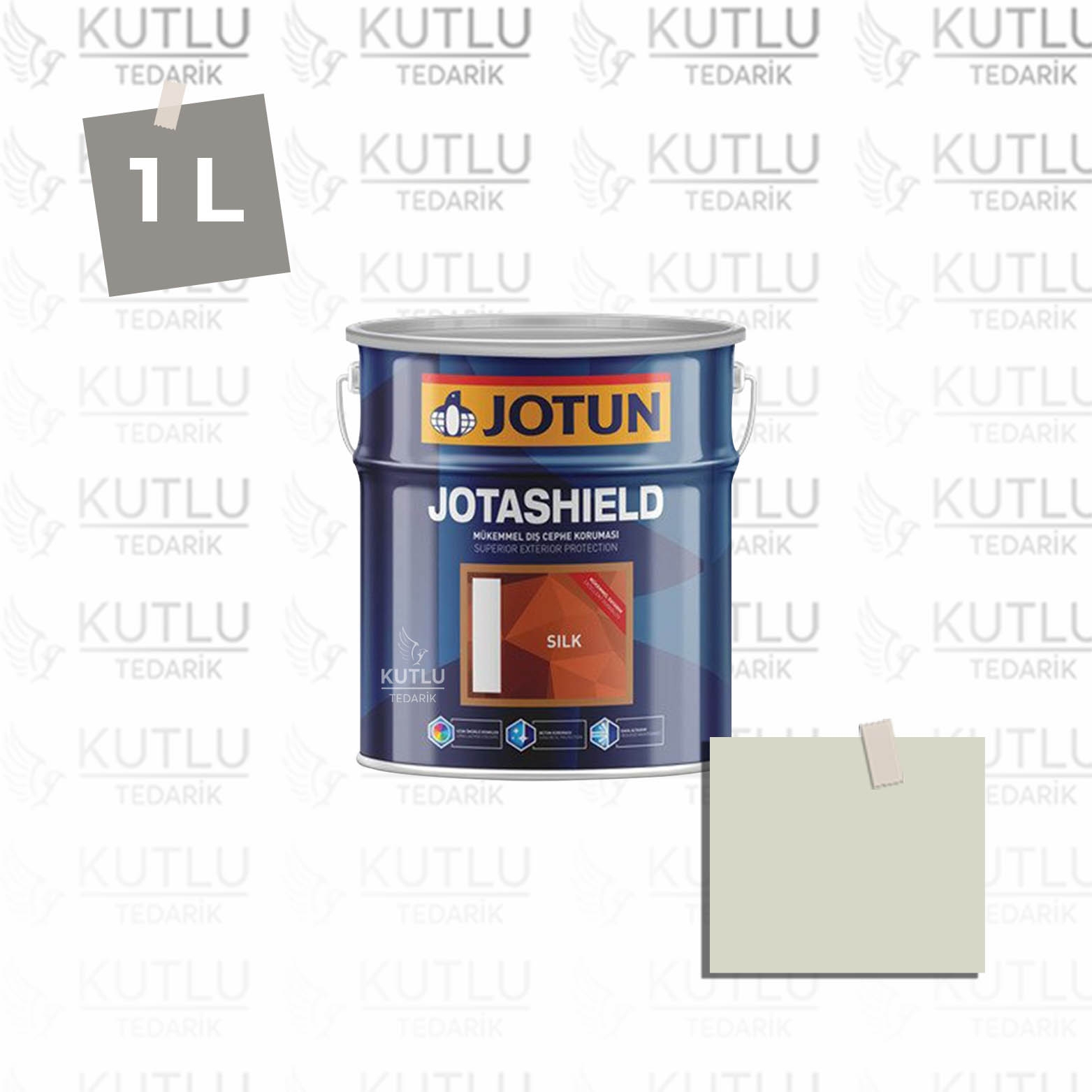 Jotun Jotashield Topcoat Silk 1 Lt 8042 Fresh Hay Ncs 1407-G57Y