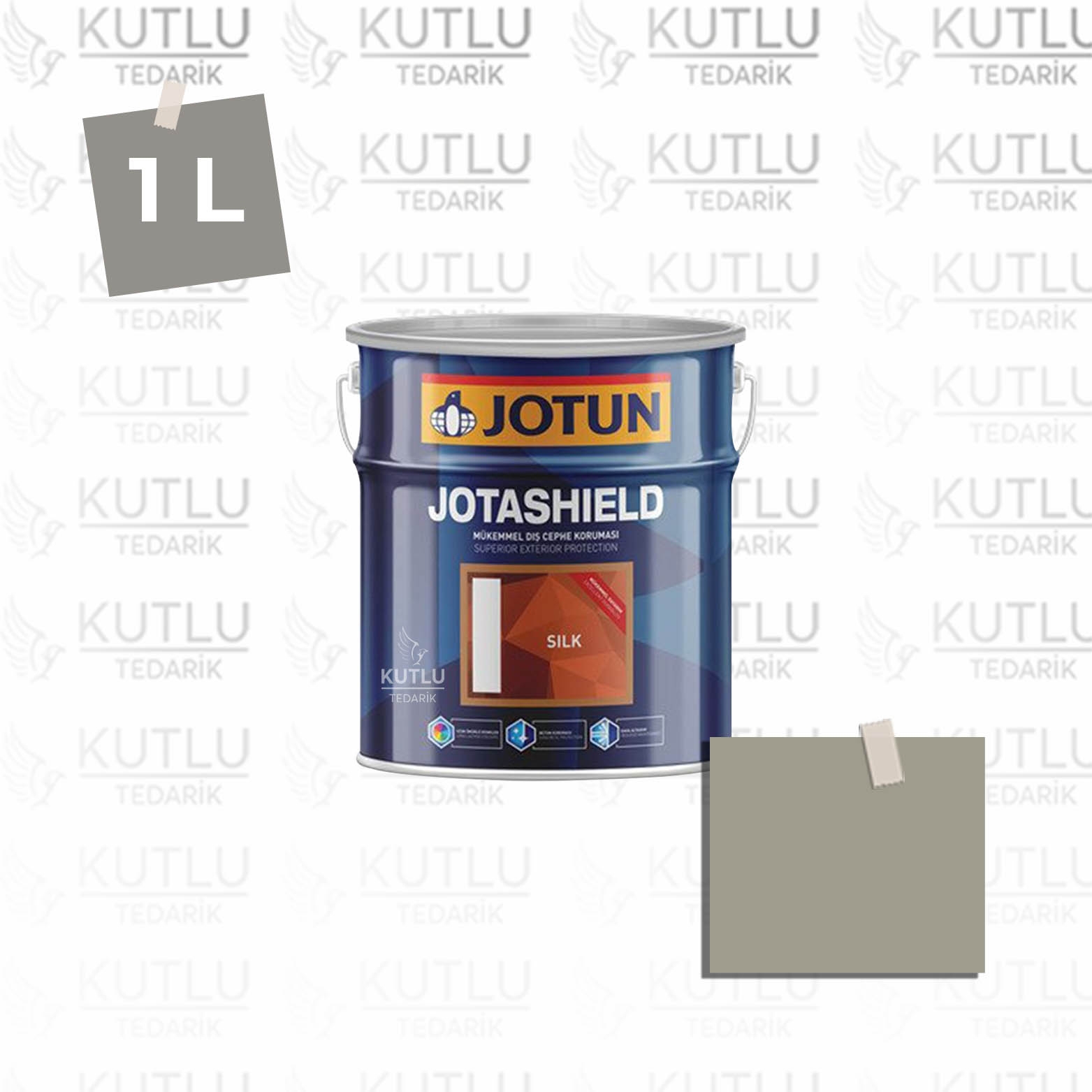 Jotun Jotashield Topcoat Silk 1 Lt 8111 Shine Grey Ncs S4005-G80Y