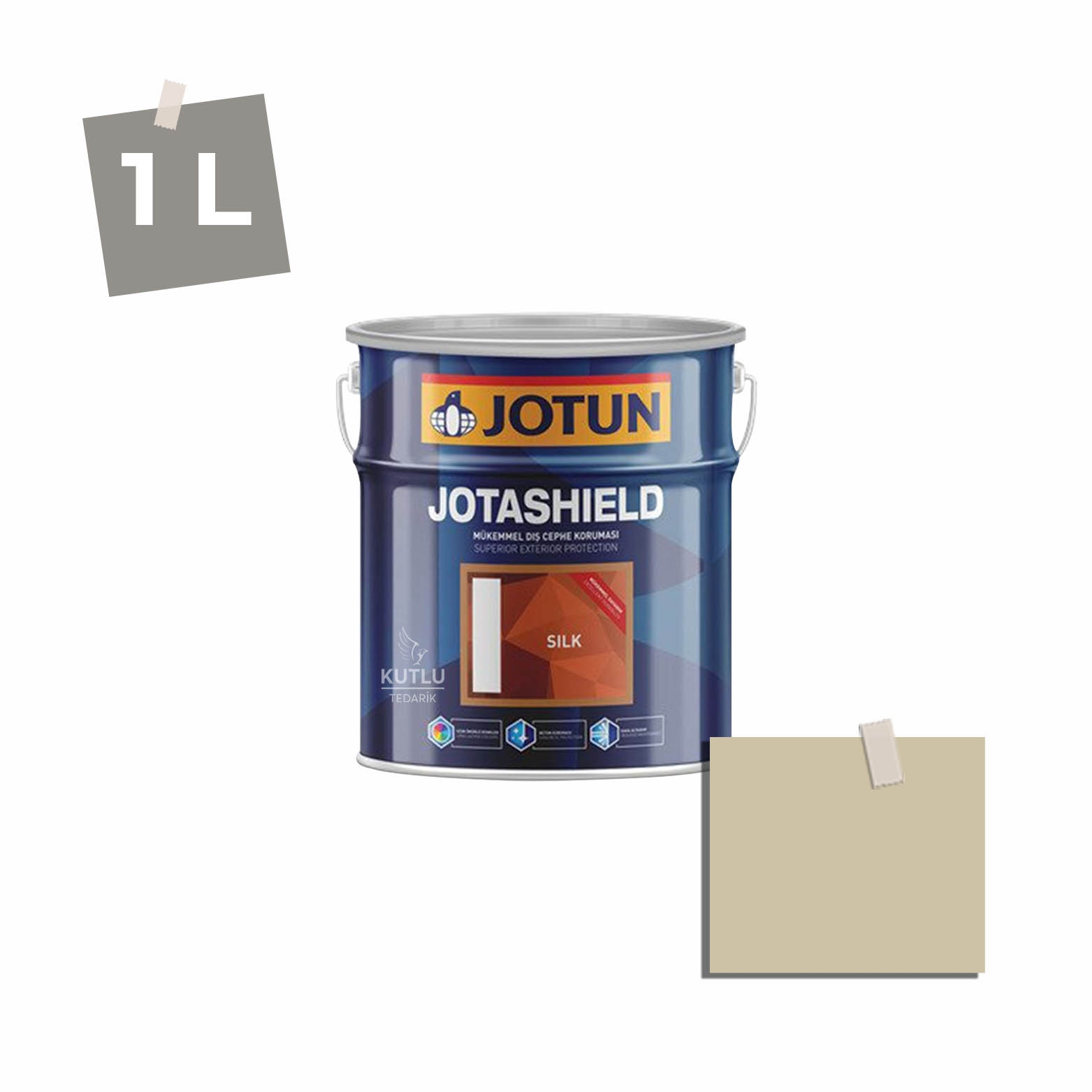 Jotun Jotashield Topcoat Silk 1 Lt 8357 Buried Treasure Ncs S2010-G90Y