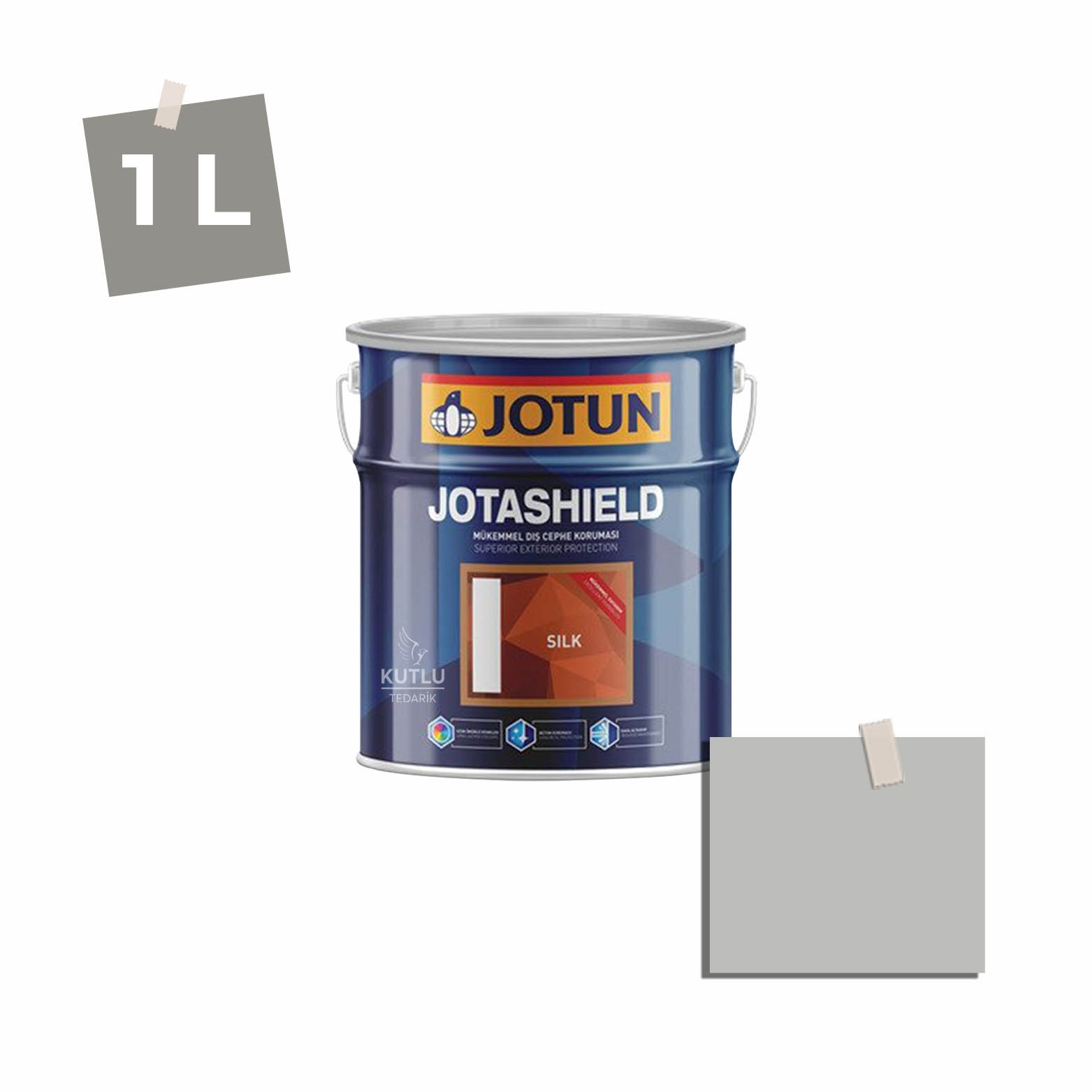 Jotun Jotashield Topcoat Silk 1 Lt 9911 Platinum Ncs S2500-N