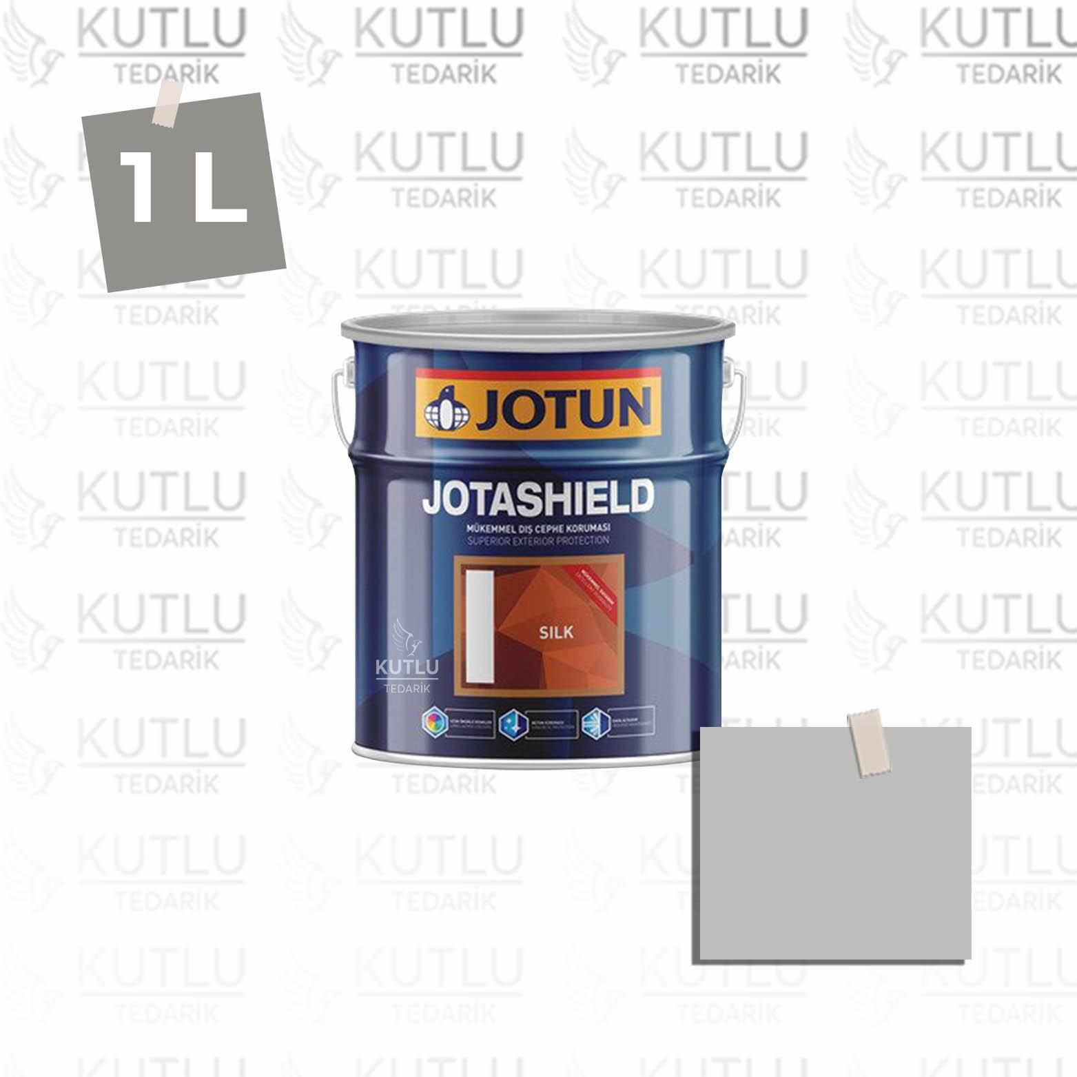 Jotun Jotashield Topcoat Silk 1 Lt 9911 Platinum Ncs S2500-N