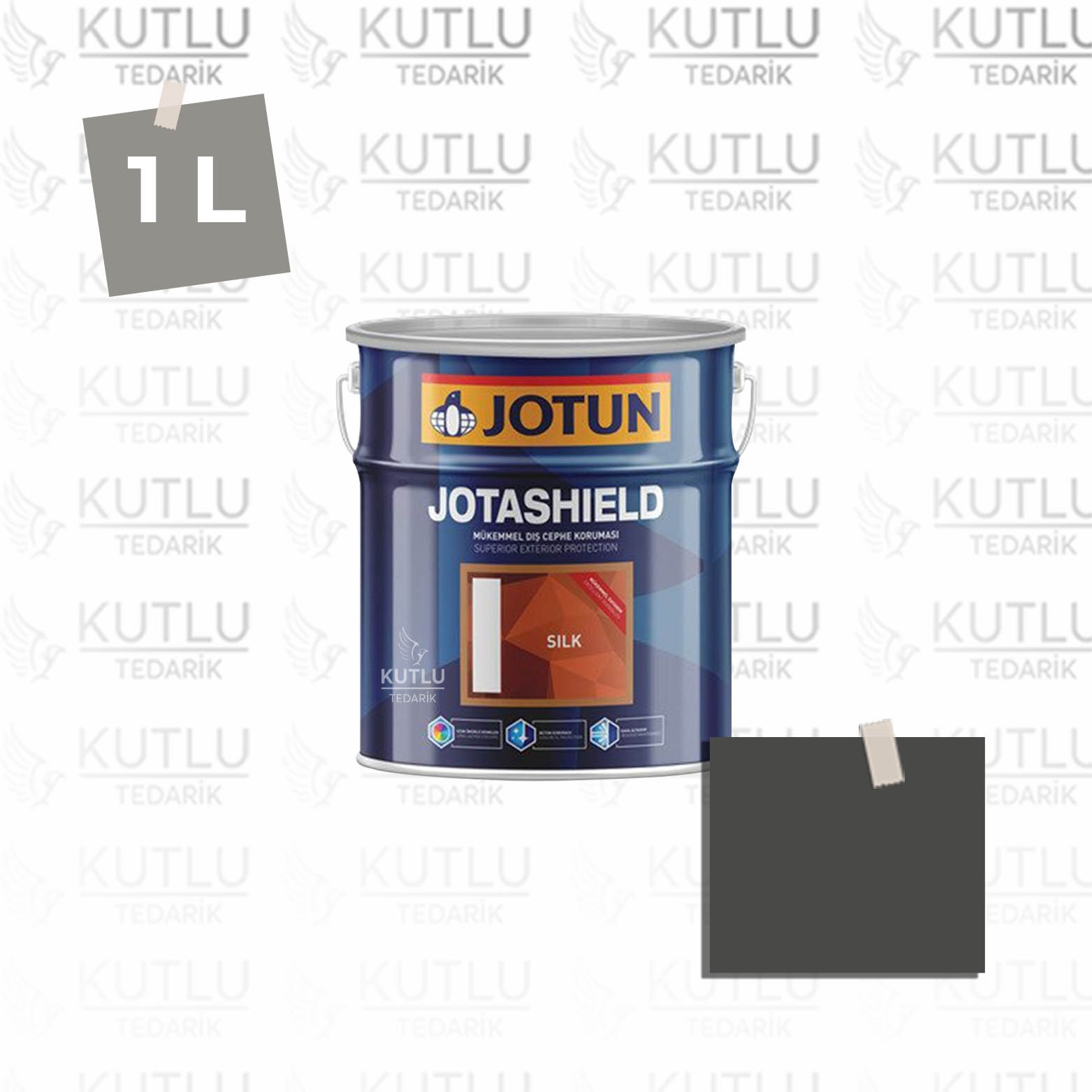 Jotun Jotashield Topcoat Silk 1 Lt 9938 Bleckened Black Ncs S8500-N