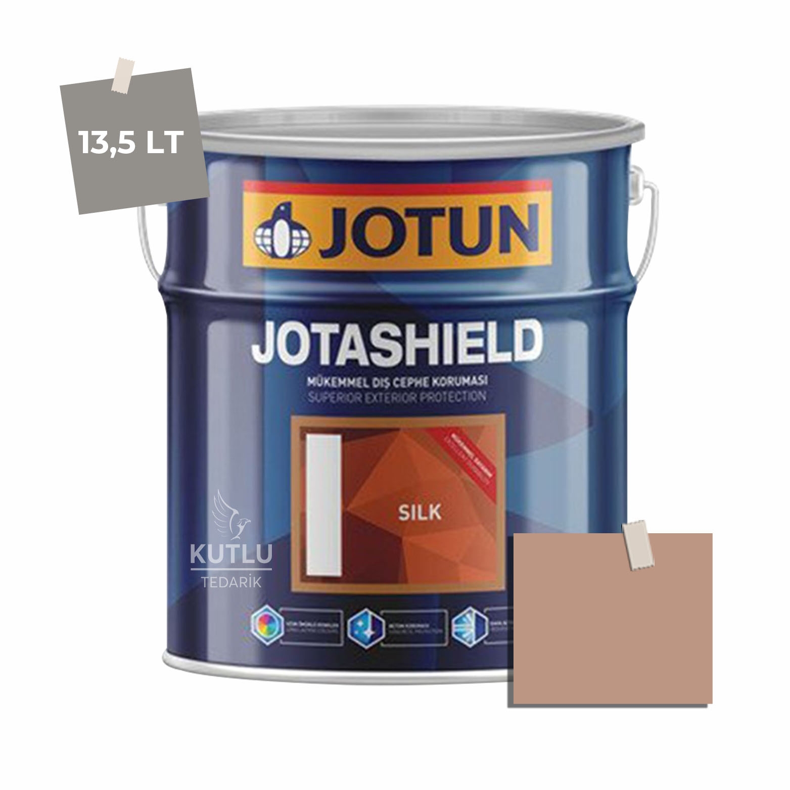 Jotun Jotashield Topcoat Silk 13,5 Lt Antique Brass 2011 Ncs S3020-Y60R