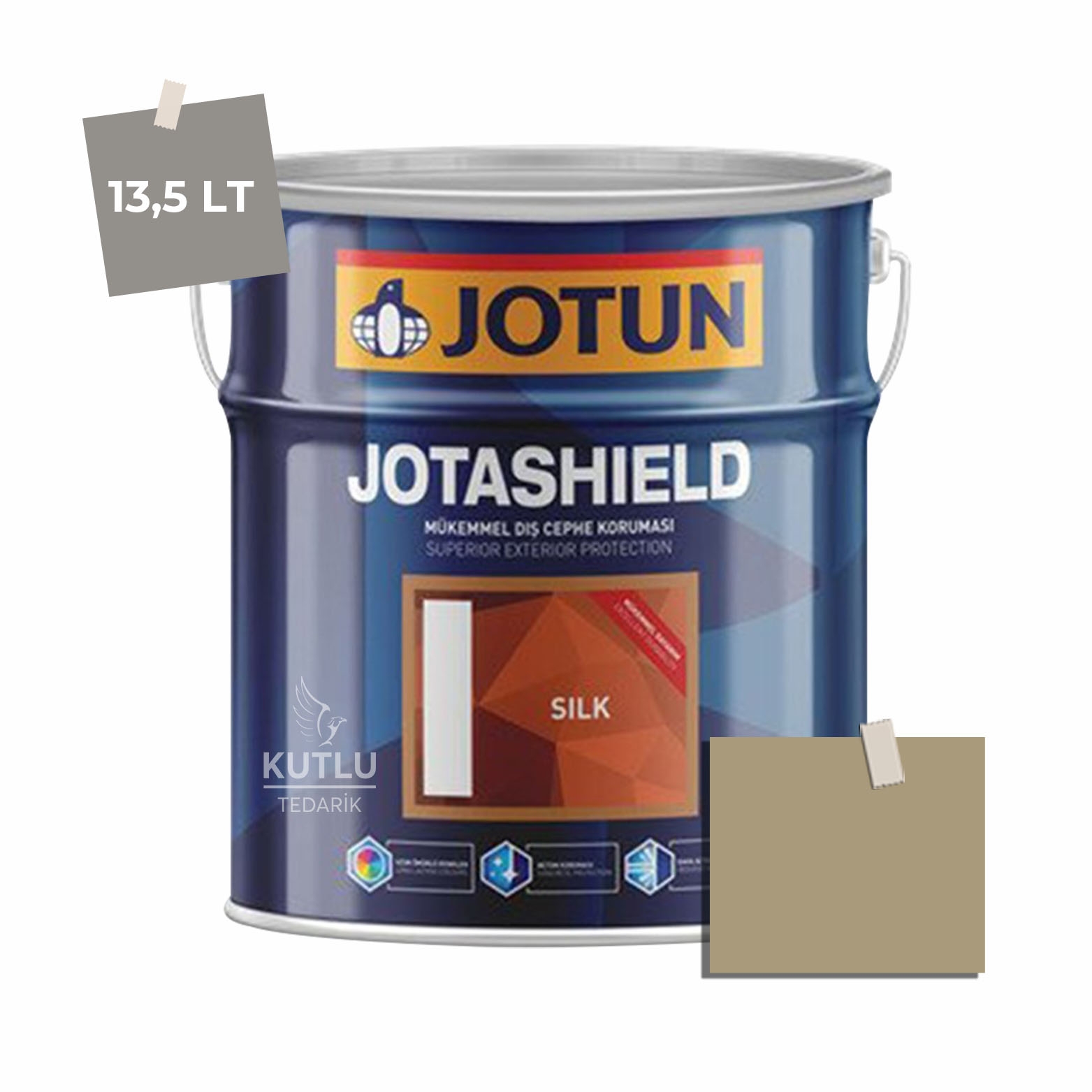 Jotun Jotashield Topcoat Silk 13,5 Lt Antique Bronze 8045 Ncs 3615-G98Y