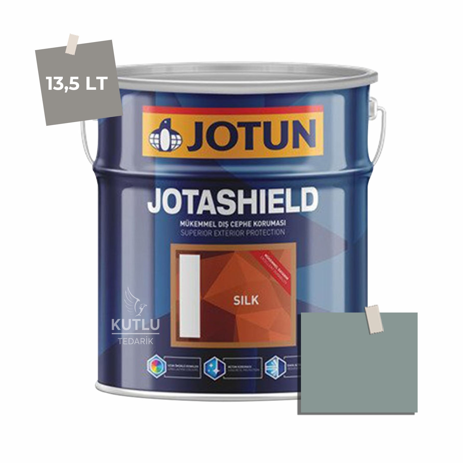 Jotun Jotashield Topcoat Silk 13,5 Lt Athenian Blue 6128 Ncs S4010-B50G