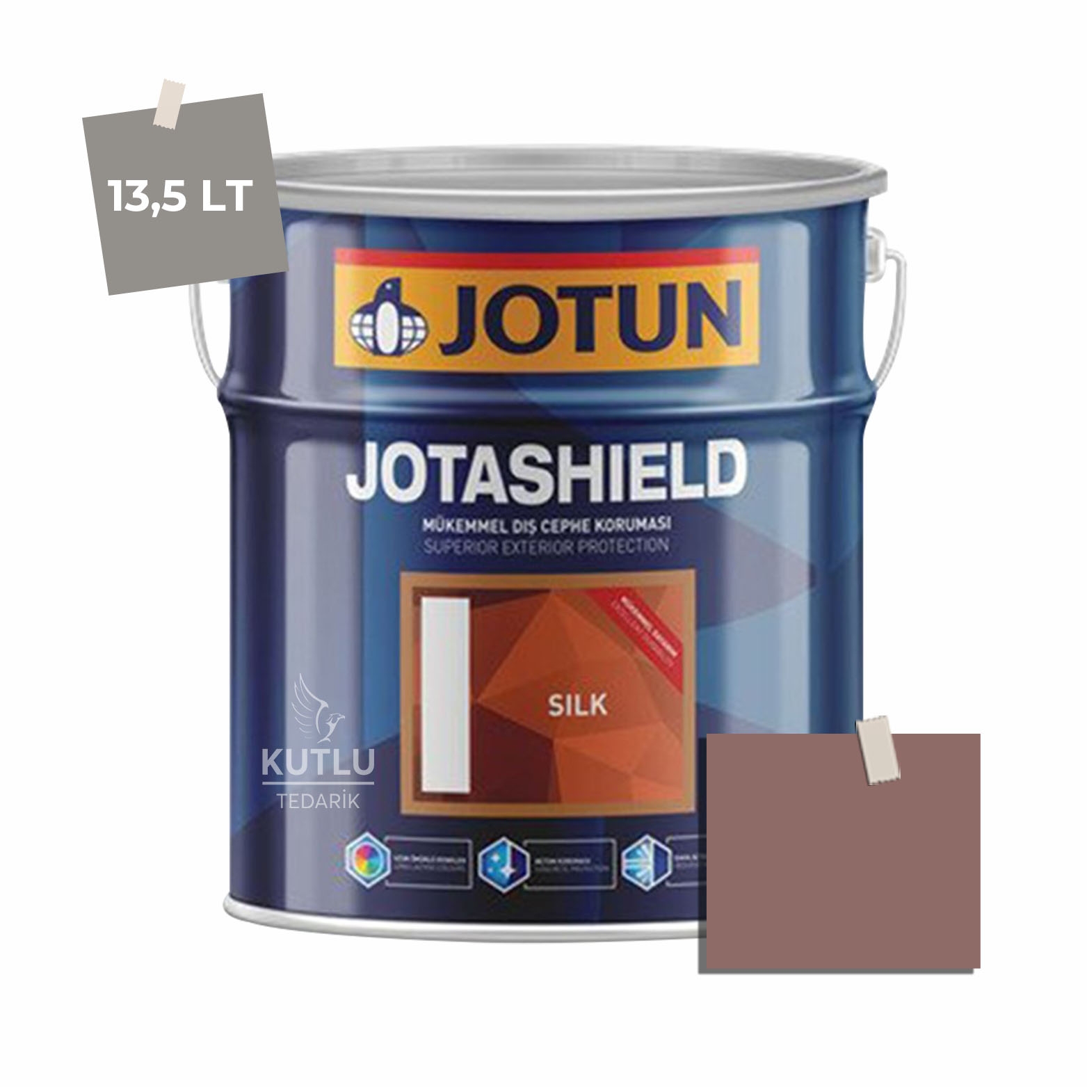 Jotun Jotashield Topcoat Silk 13,5 Lt Brown Script 2630 Ncs S5020-Y90R