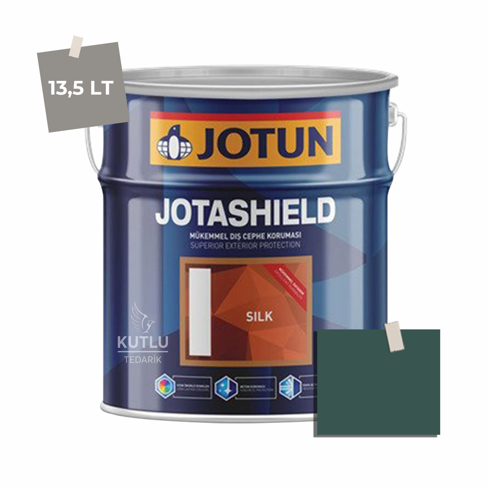 Jotun Jotashield Topcoat Silk 13,5 Lt Classic Green 6243 Ncs S7020-B70G