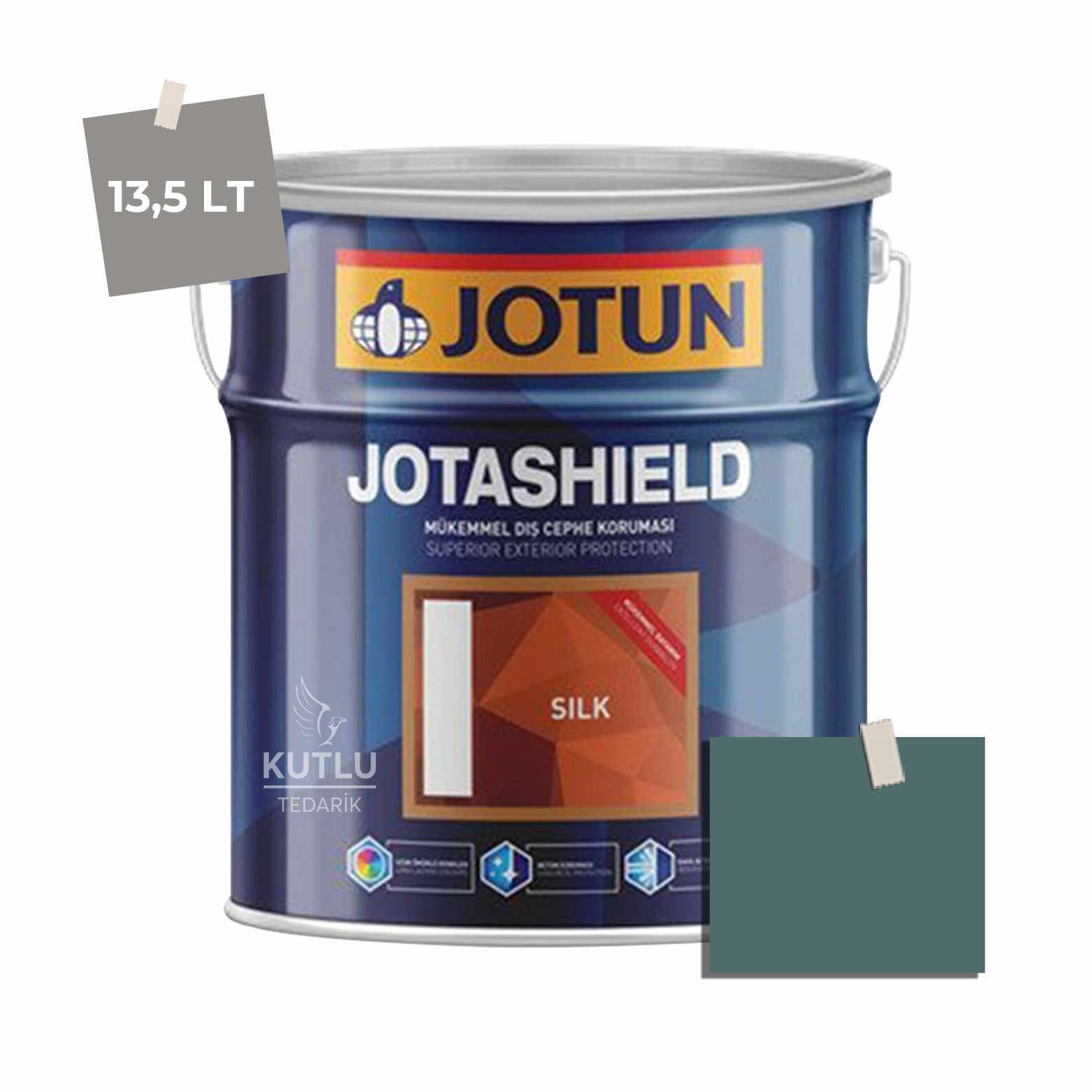 Jotun Jotashield Topcoat Silk 13,5 Lt Cobalt 6198 Ncs S6020-B50G