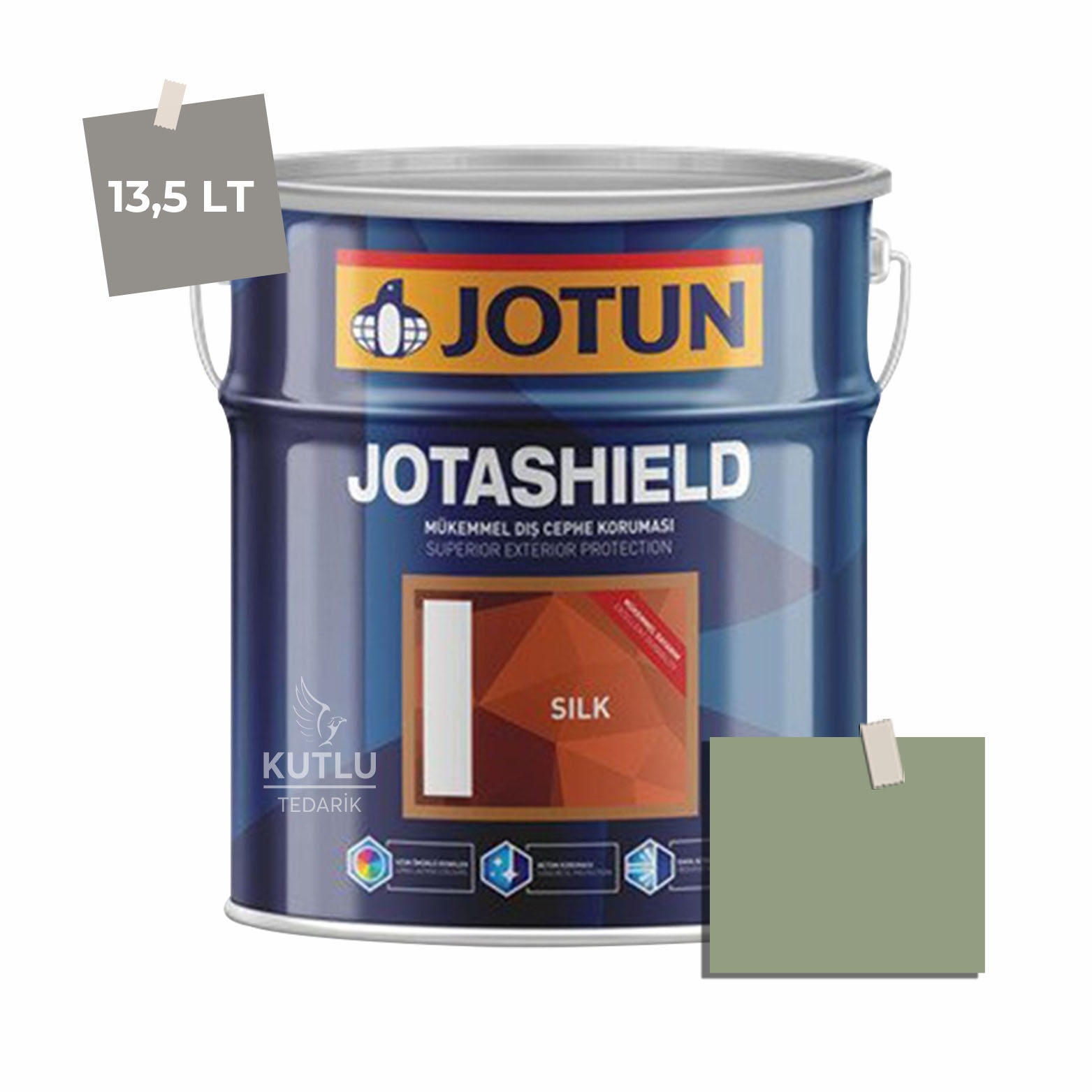 Jotun Jotashield Topcoat Silk 13,5 Lt Cypress 7040 Ncs 3718-G31Y