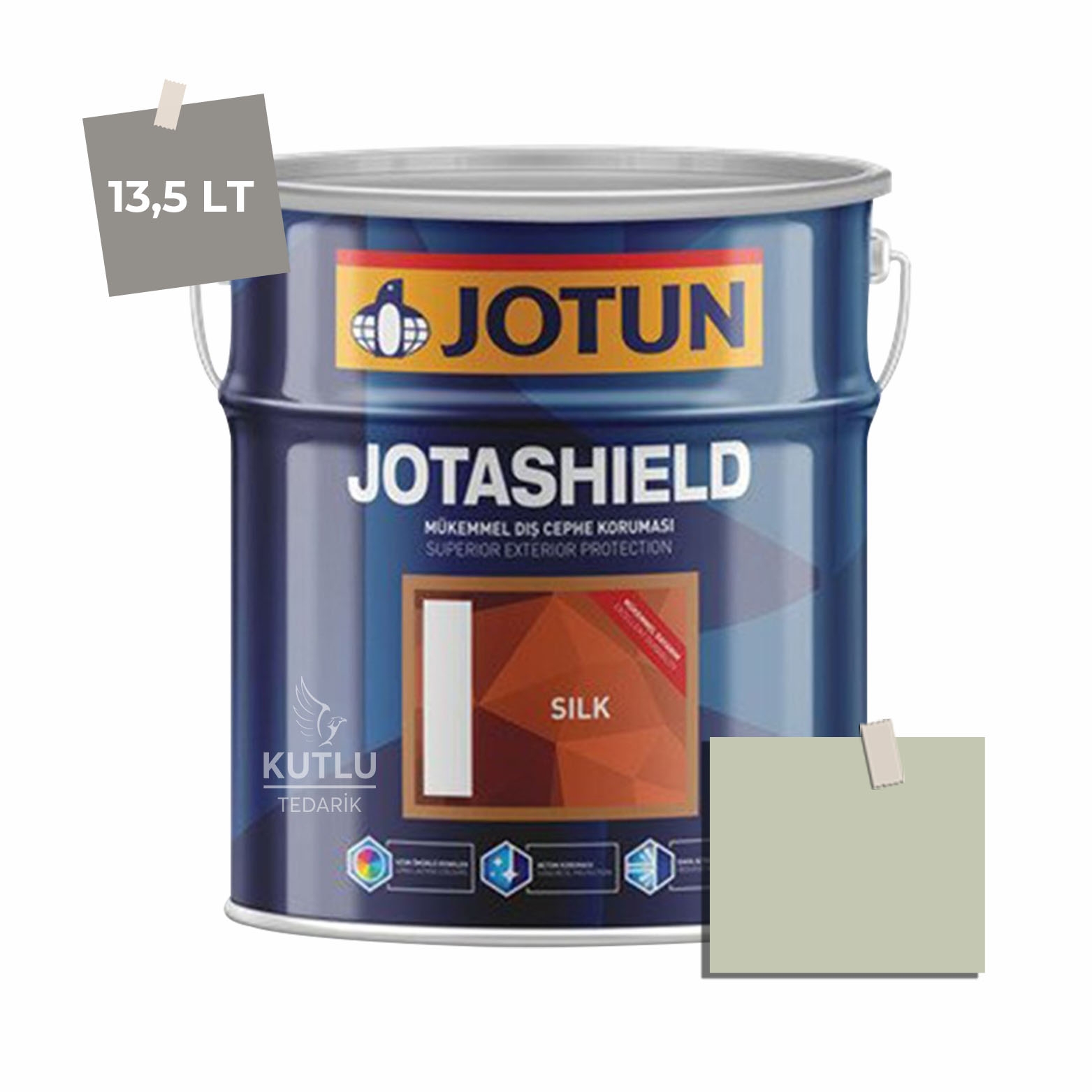 Jotun Jotashield Topcoat Silk 13,5 Lt Dusk Green 7038 Ncs 2010-G44Y