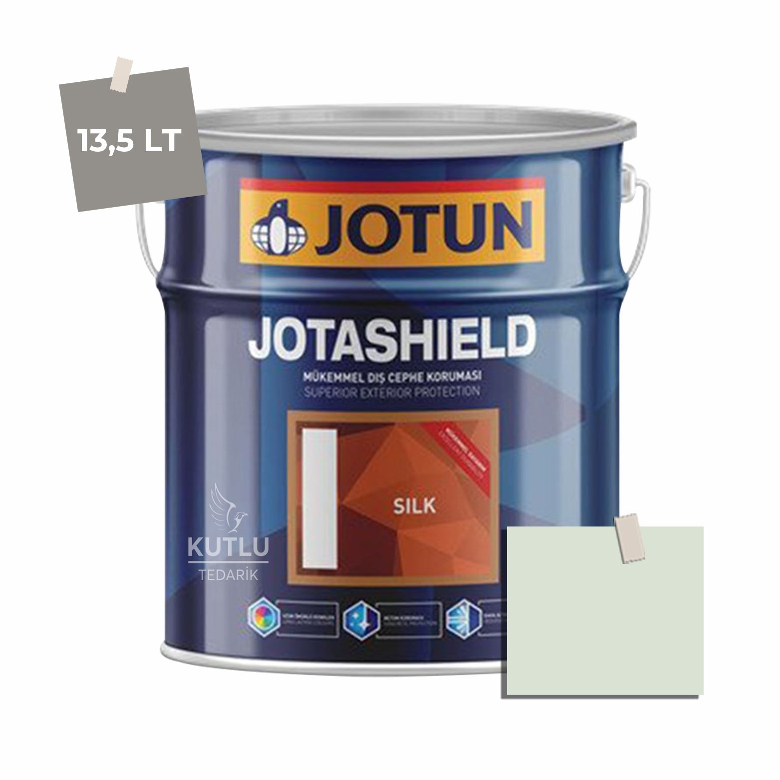 Jotun Jotashield Topcoat Silk 13,5 Lt Grey Tree 7377 Ncs S0907-G20Y