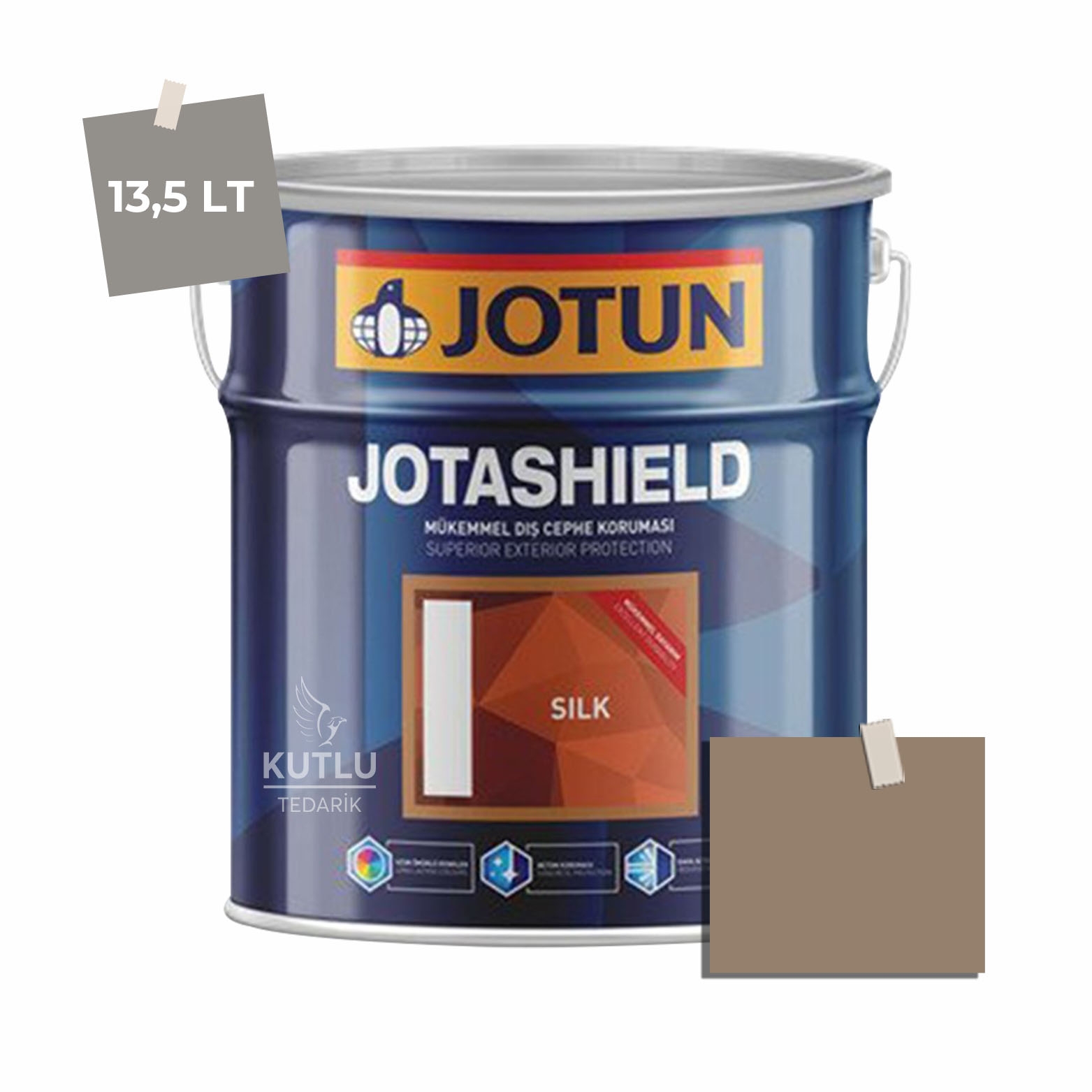 Jotun Jotashield Topcoat Silk 13,5 Lt Muddy Water 1892 Ncs S5010-Y30R