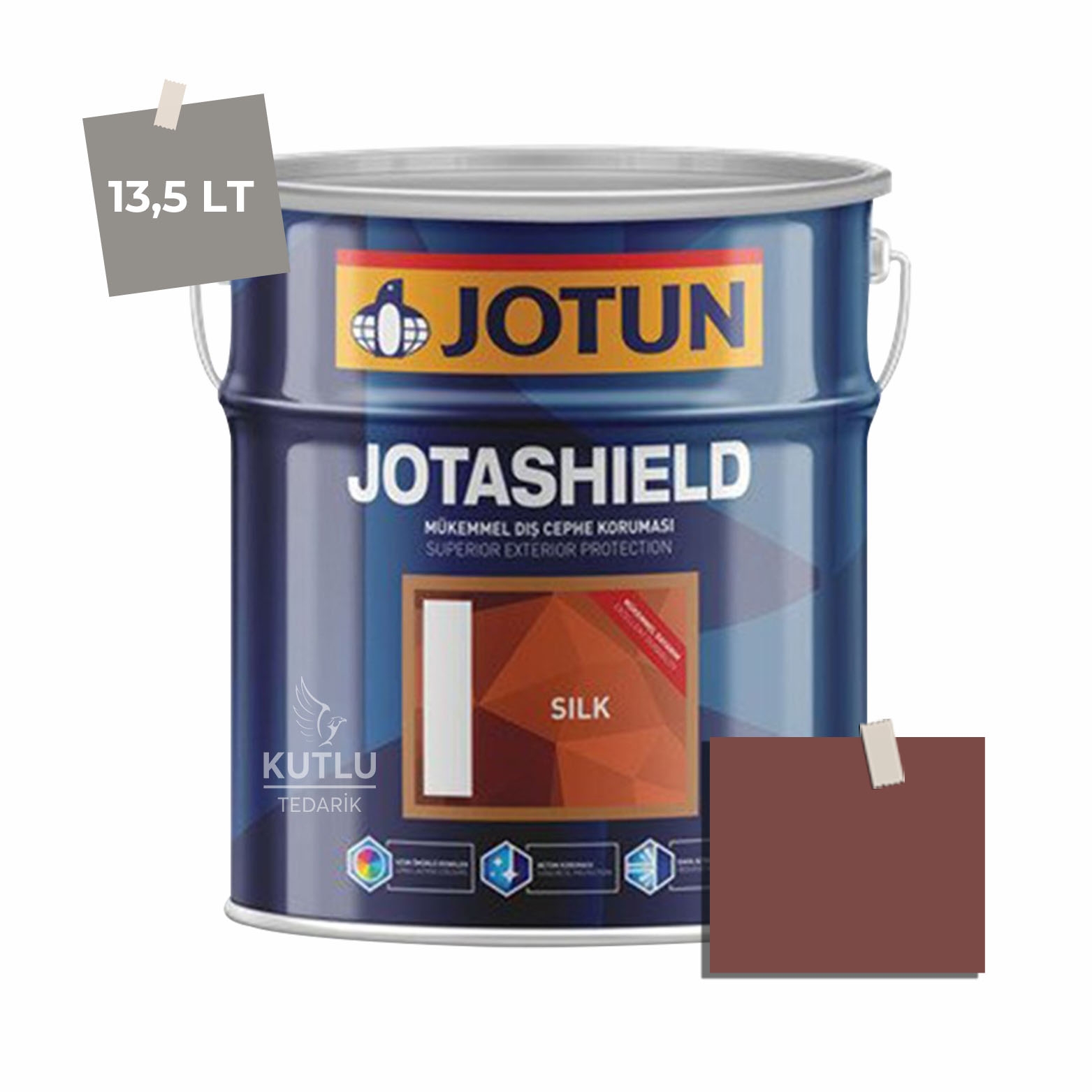 Jotun Jotashield Topcoat Silk 13,5 Lt Red Leather 0572 Ncs 5136-Y87R